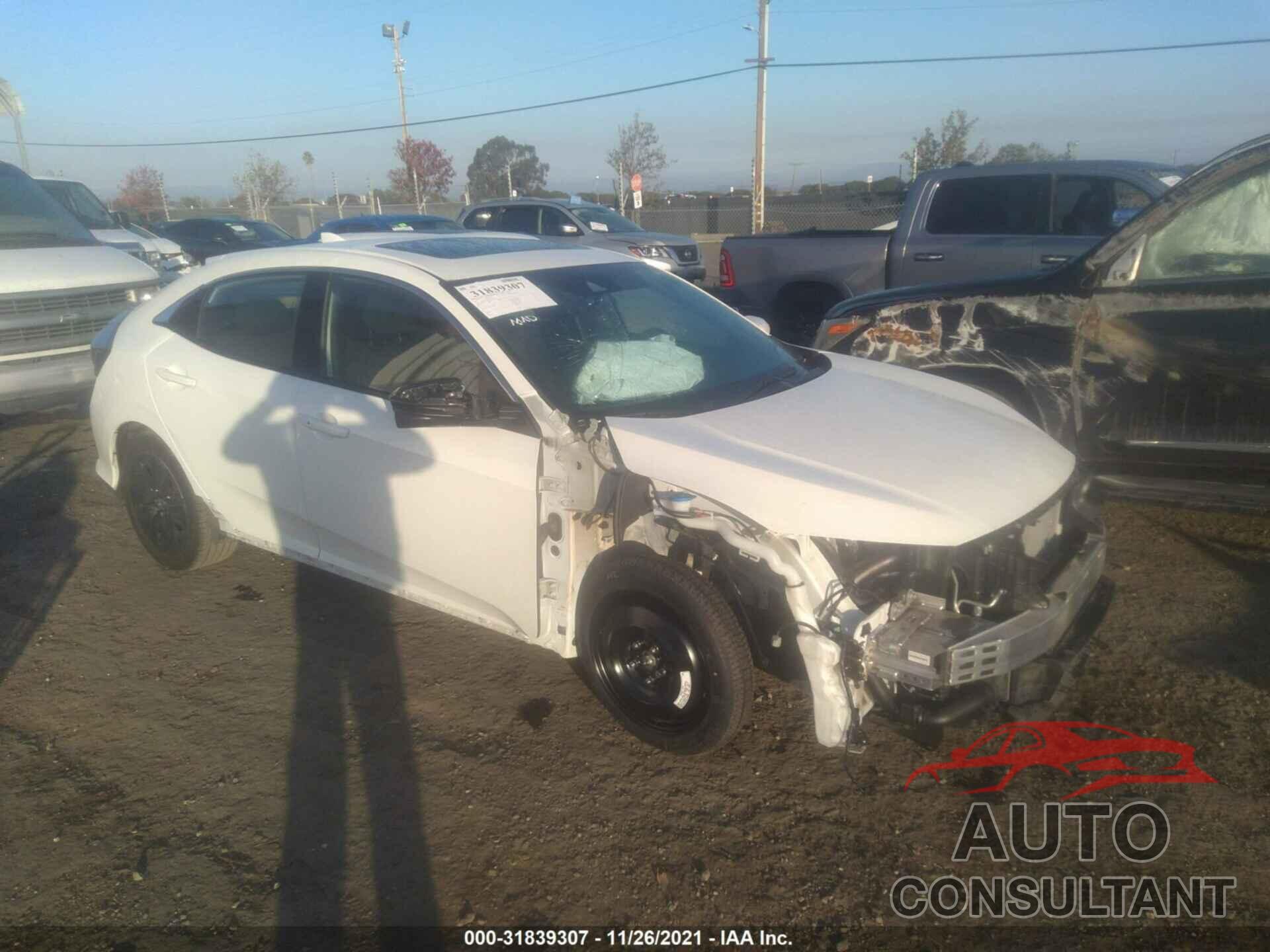 HONDA CIVIC HATCHBACK 2019 - SHHFK7H62KU417189