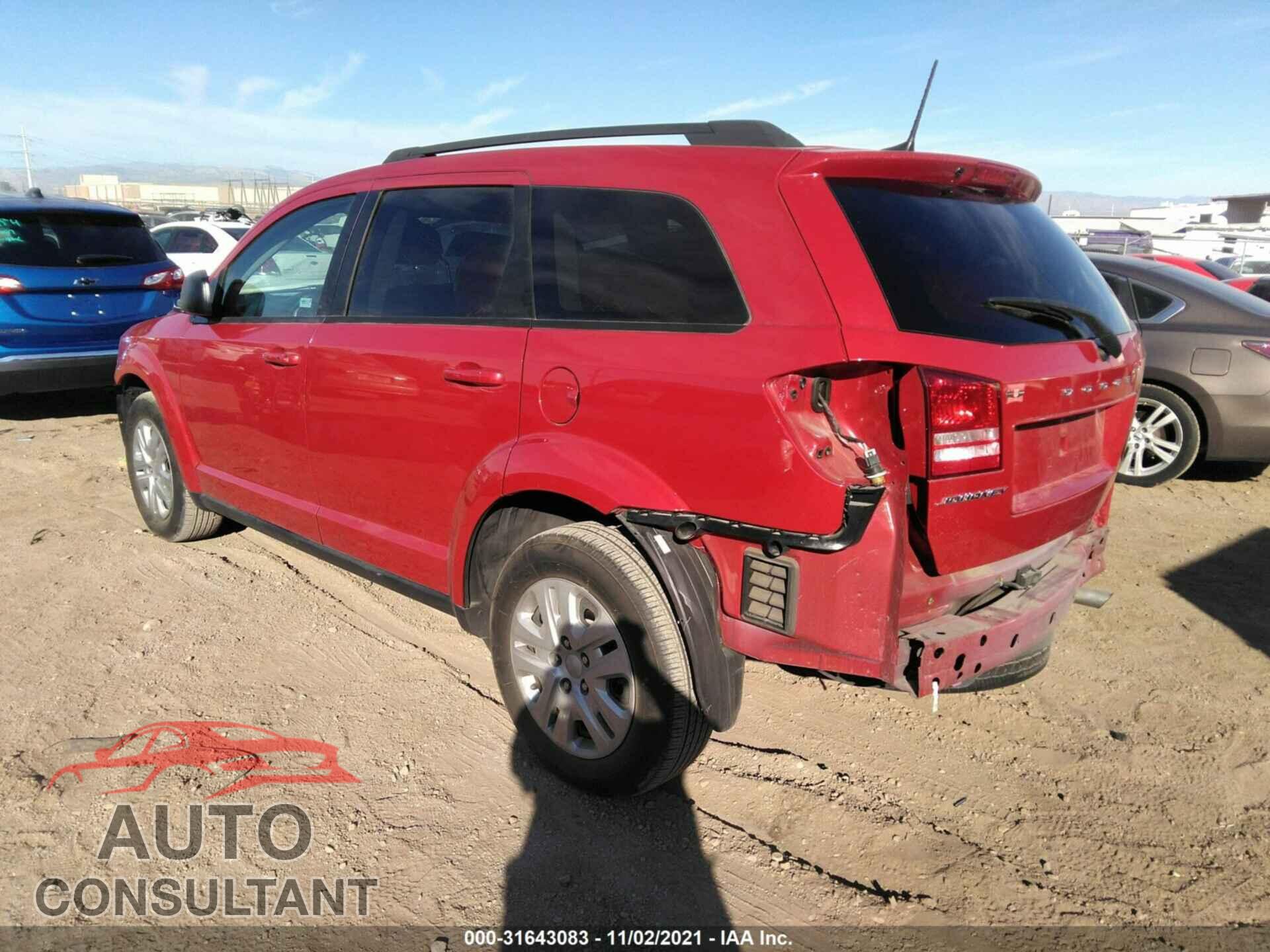 DODGE JOURNEY 2018 - 3C4PDCAB0JT509482