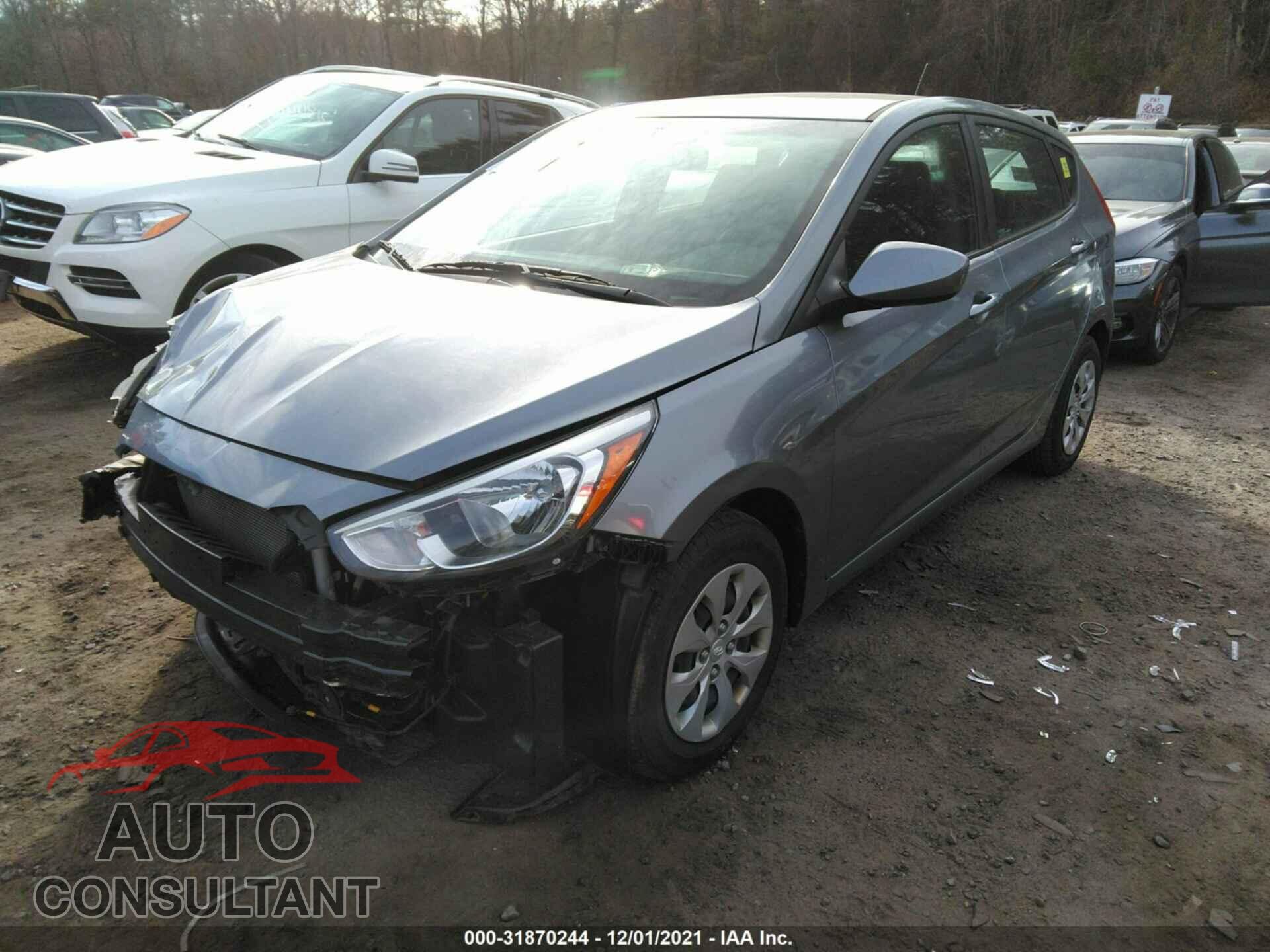 HYUNDAI ACCENT 2017 - KMHCT5AE9HU355633