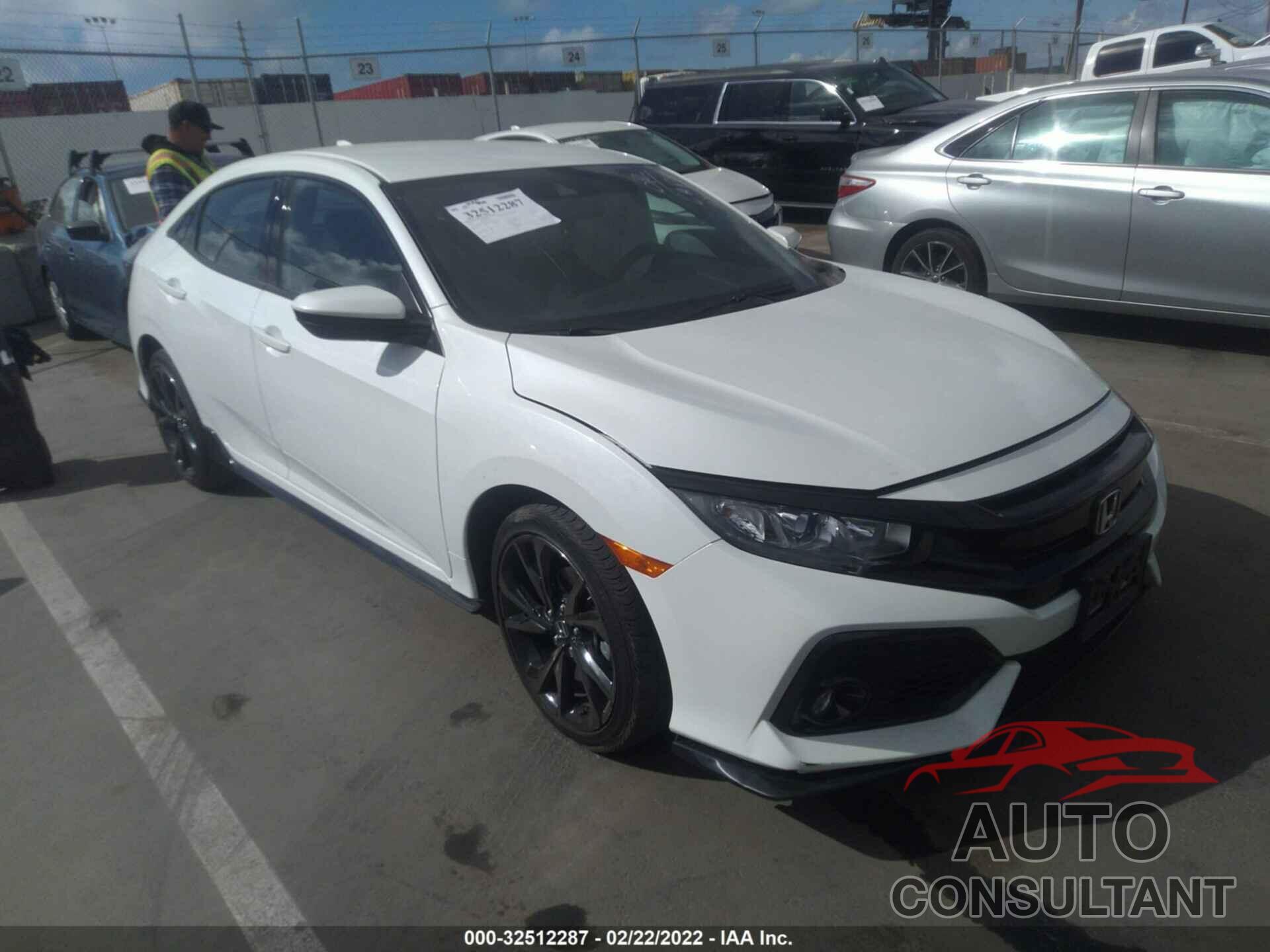 HONDA CIVIC HATCHBACK 2019 - SHHFK7H49KU416149