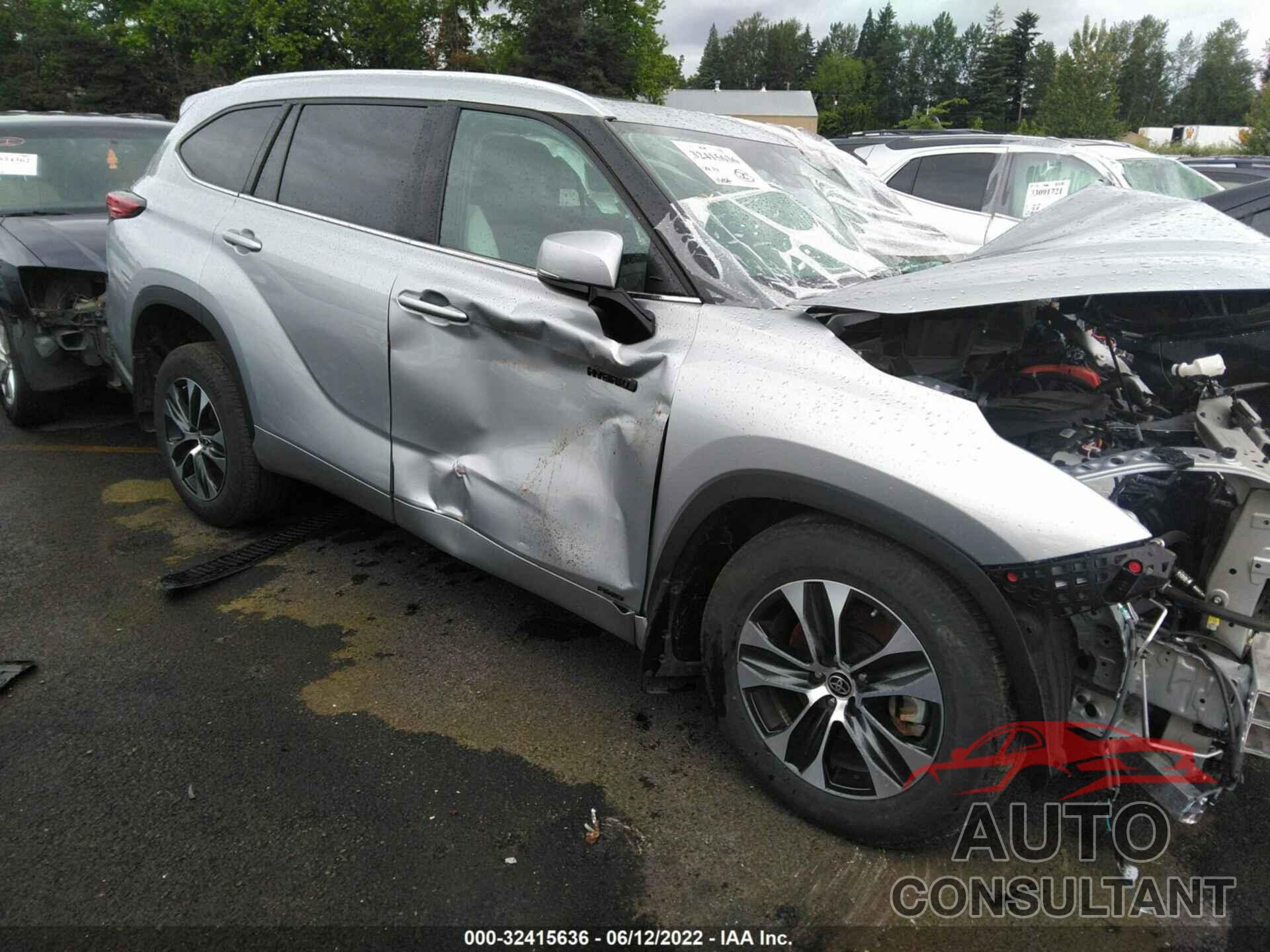 TOYOTA HIGHLANDER 2021 - 5TDHBRCH7MS516183