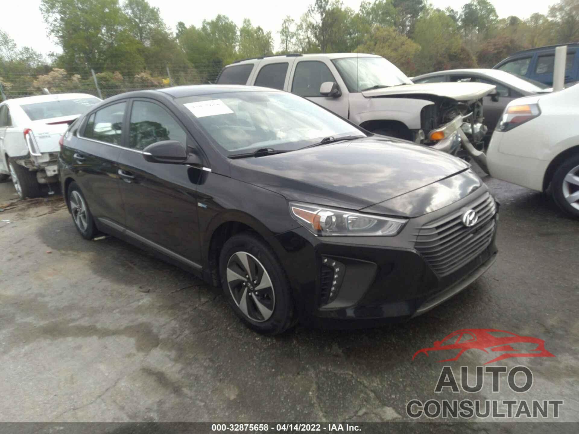 HYUNDAI IONIQ HYBRID 2018 - KMHC75LC9JU087317