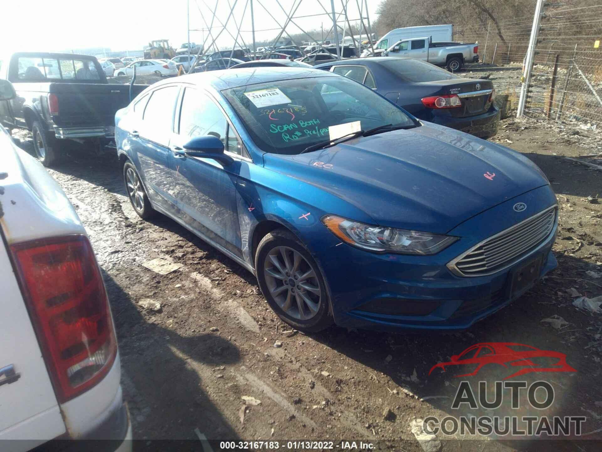 FORD FUSION 2017 - 3FA6P0H71HR227514