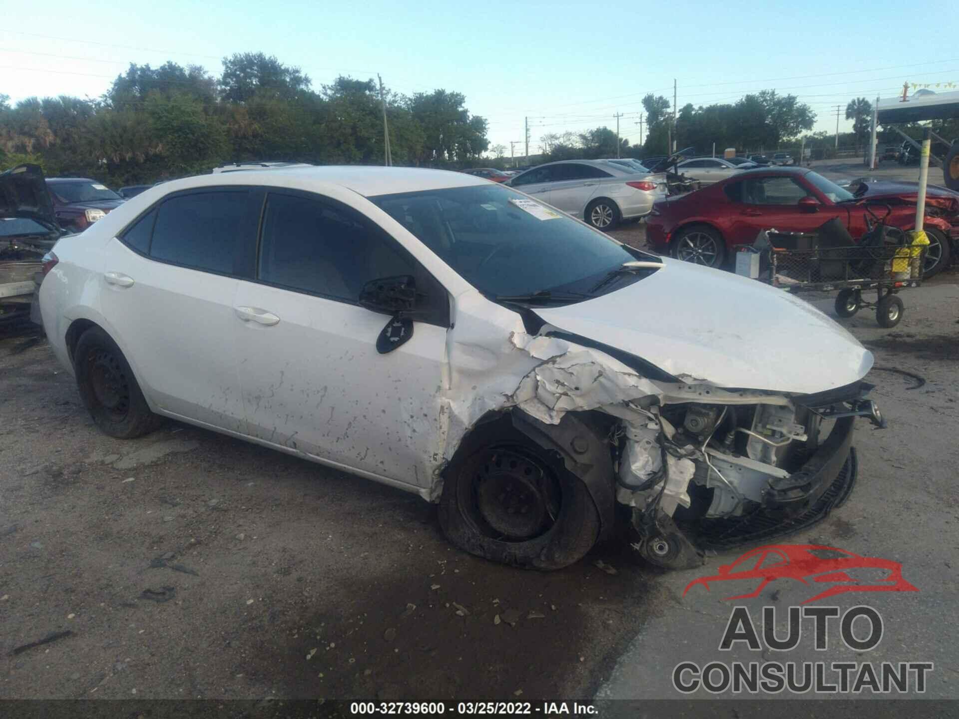 TOYOTA COROLLA 2016 - 2T1BURHE5GC659659