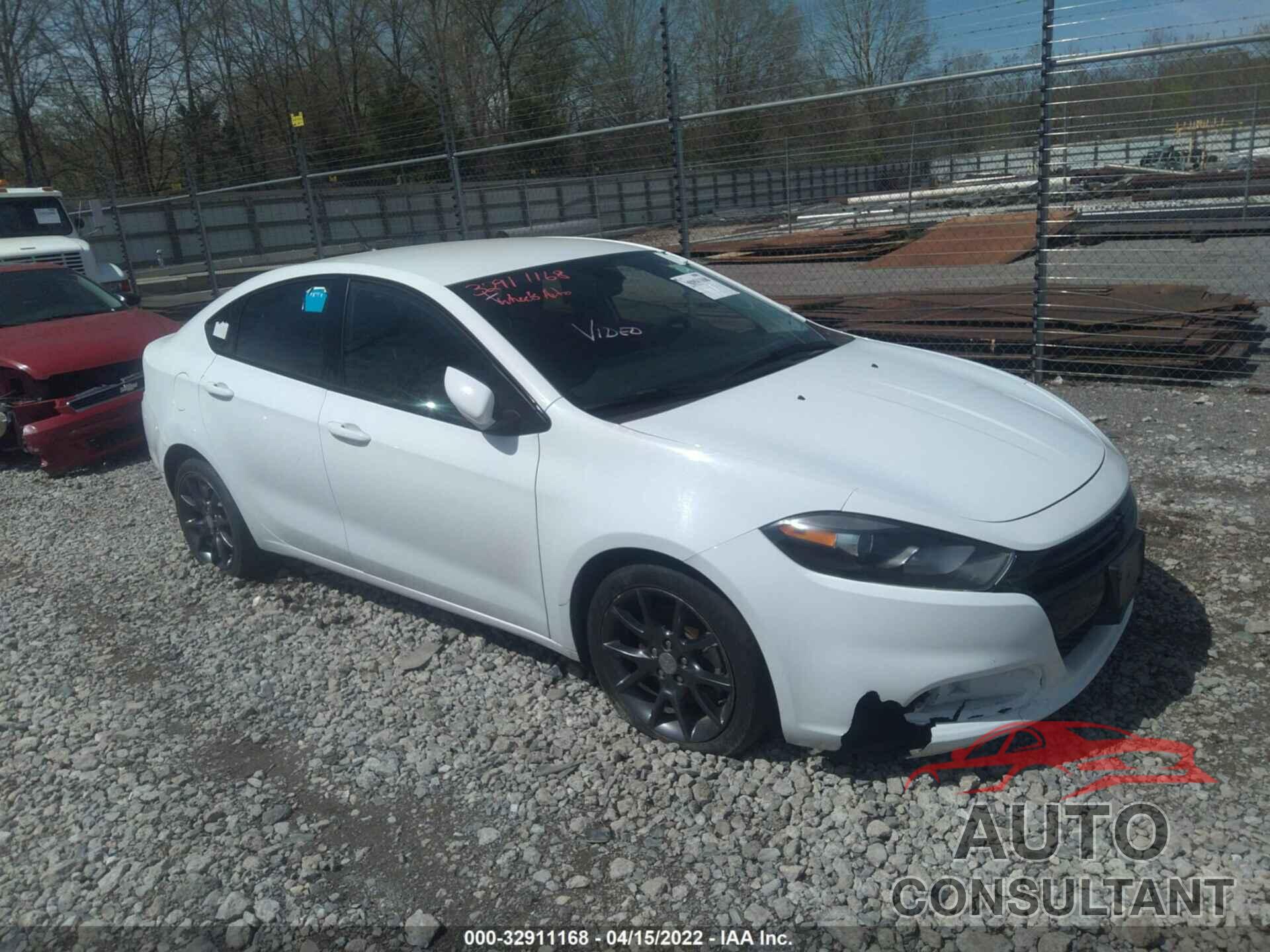 DODGE DART 2016 - 1C3CDFAA5GD736628