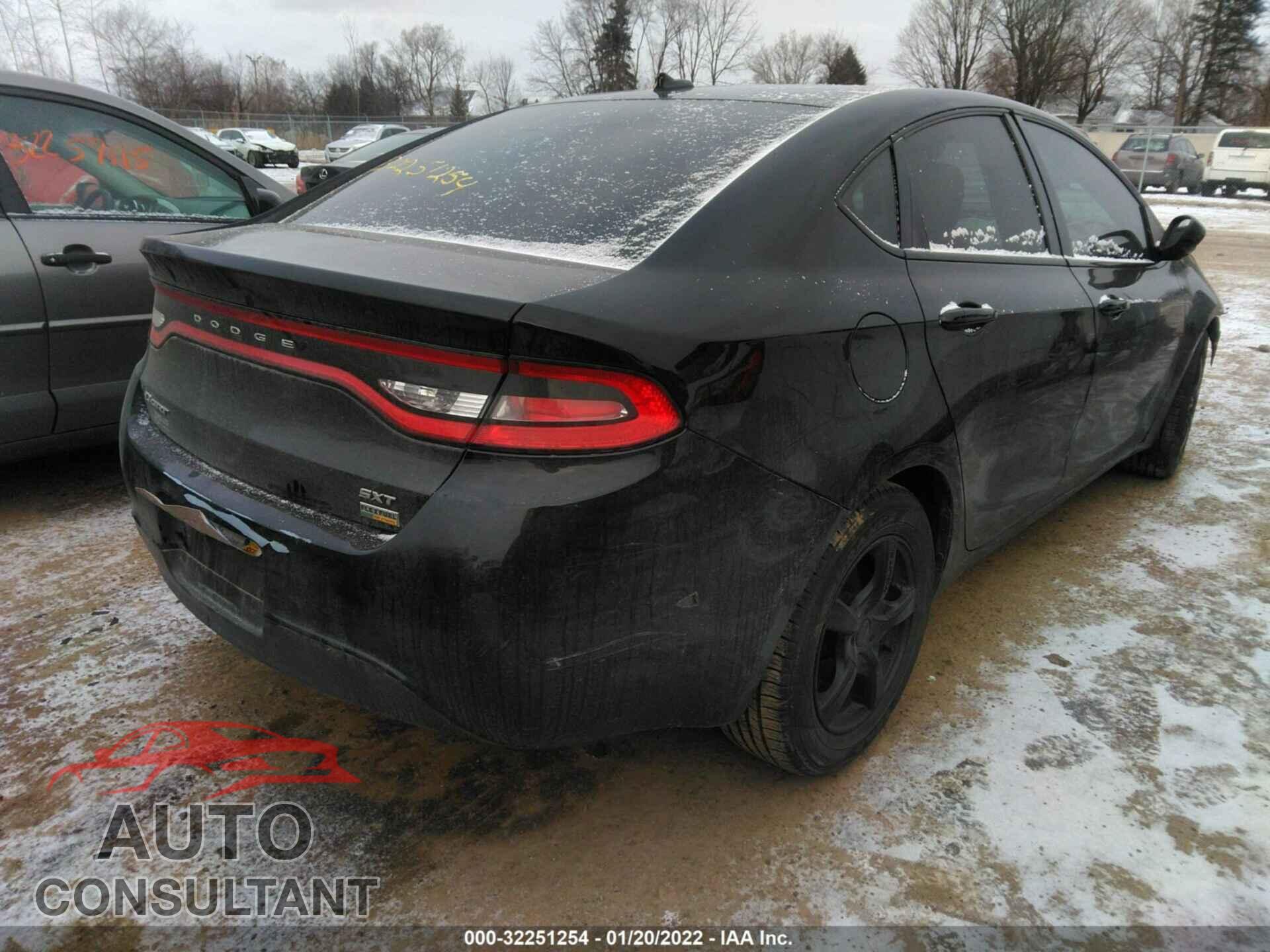 DODGE DART 2016 - 1C3CDFBA7GD623391