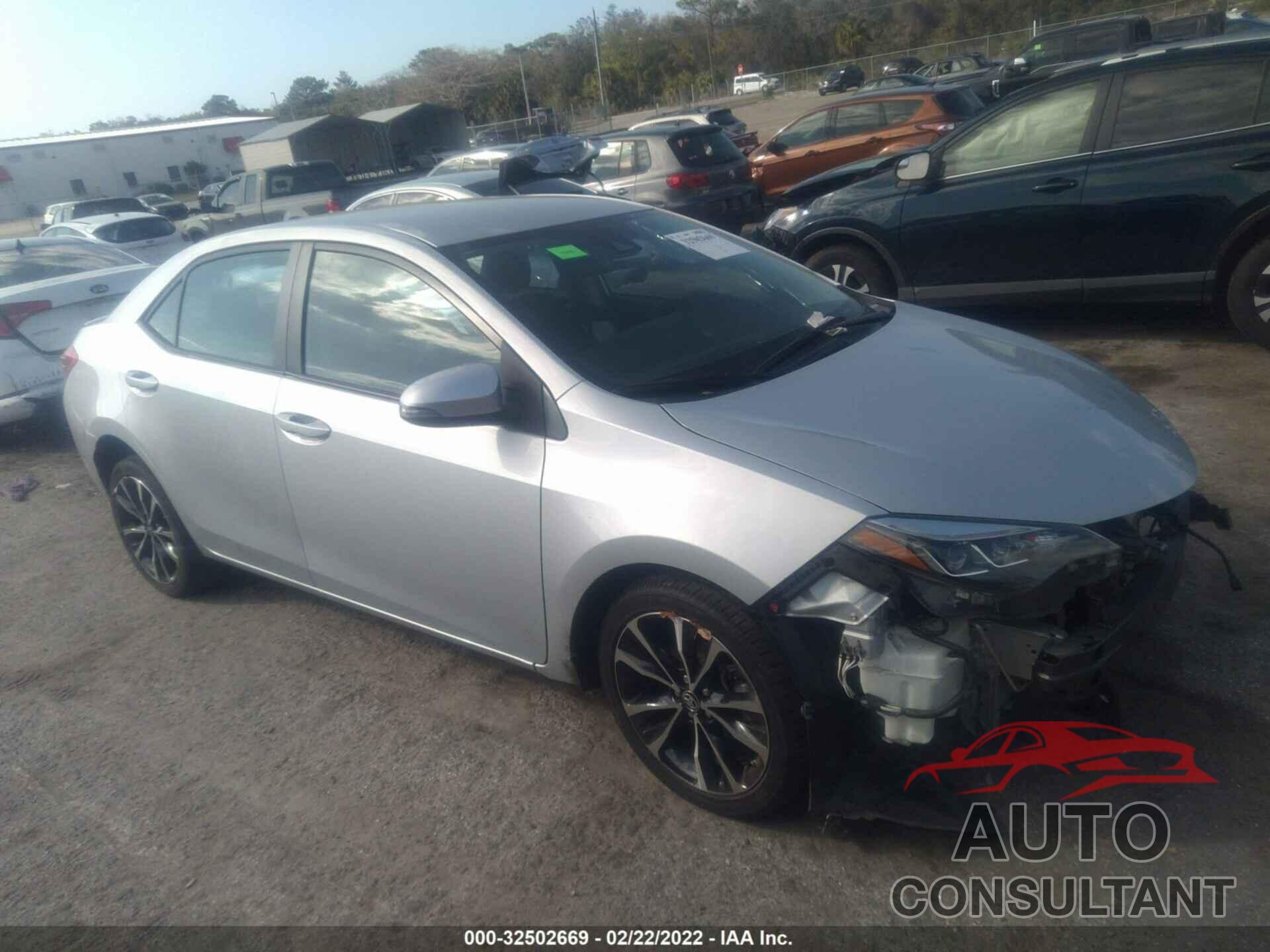 TOYOTA COROLLA 2019 - 2T1BURHE1KC215493