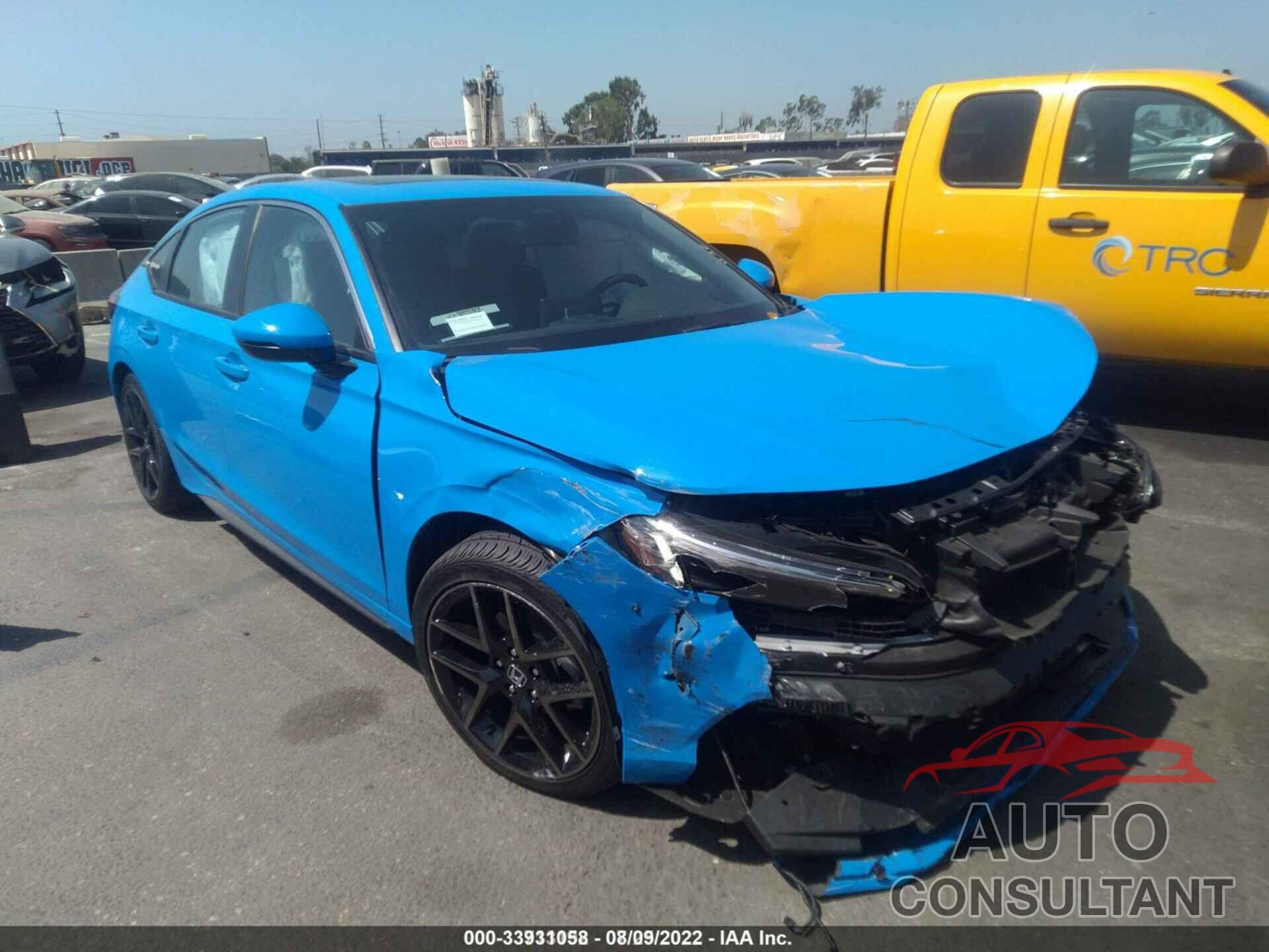 HONDA CIVIC HATCHBACK 2022 - 19XFL1H82NE014191