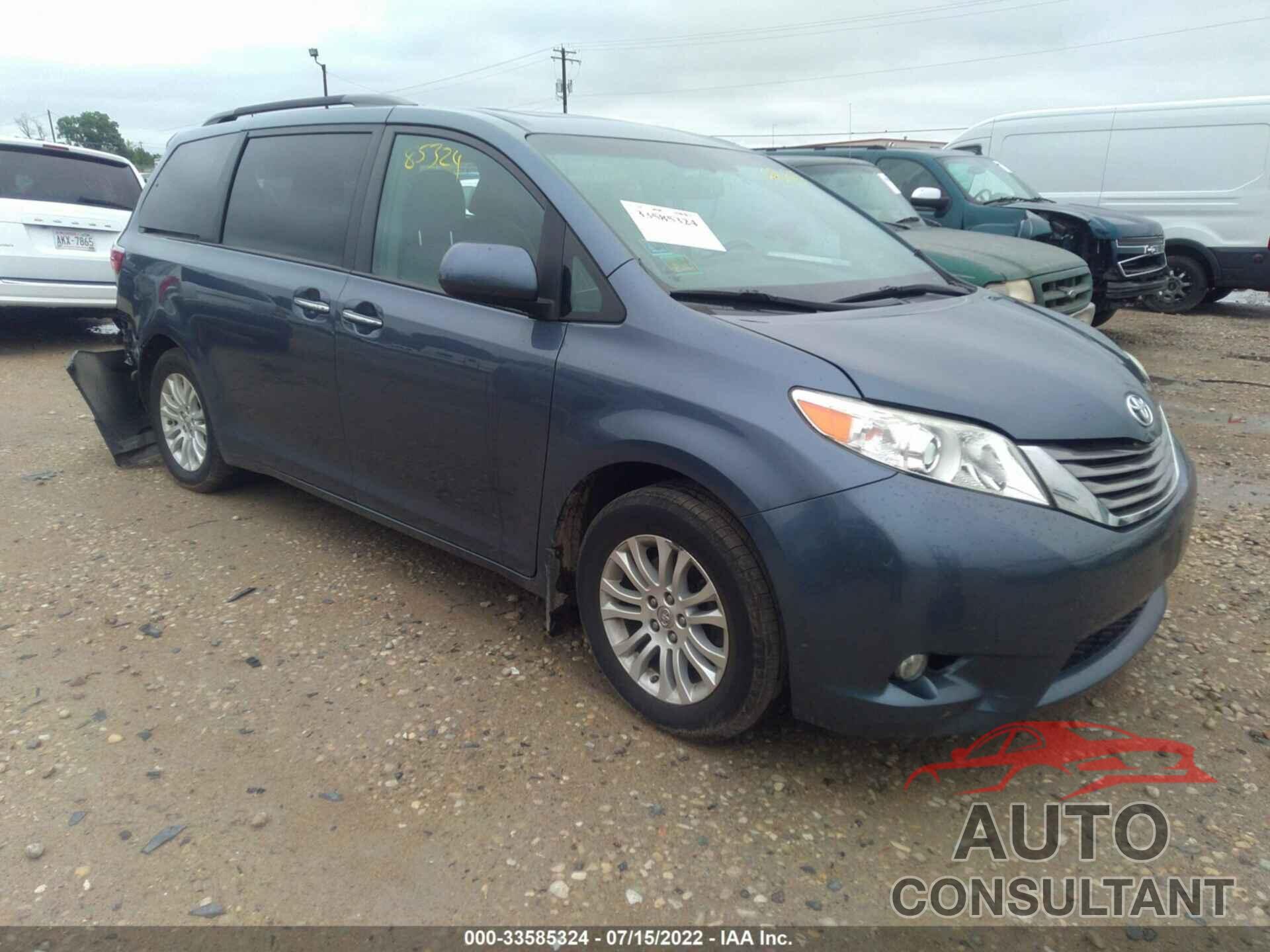 TOYOTA SIENNA 2016 - 5TDYK3DCXGS743002