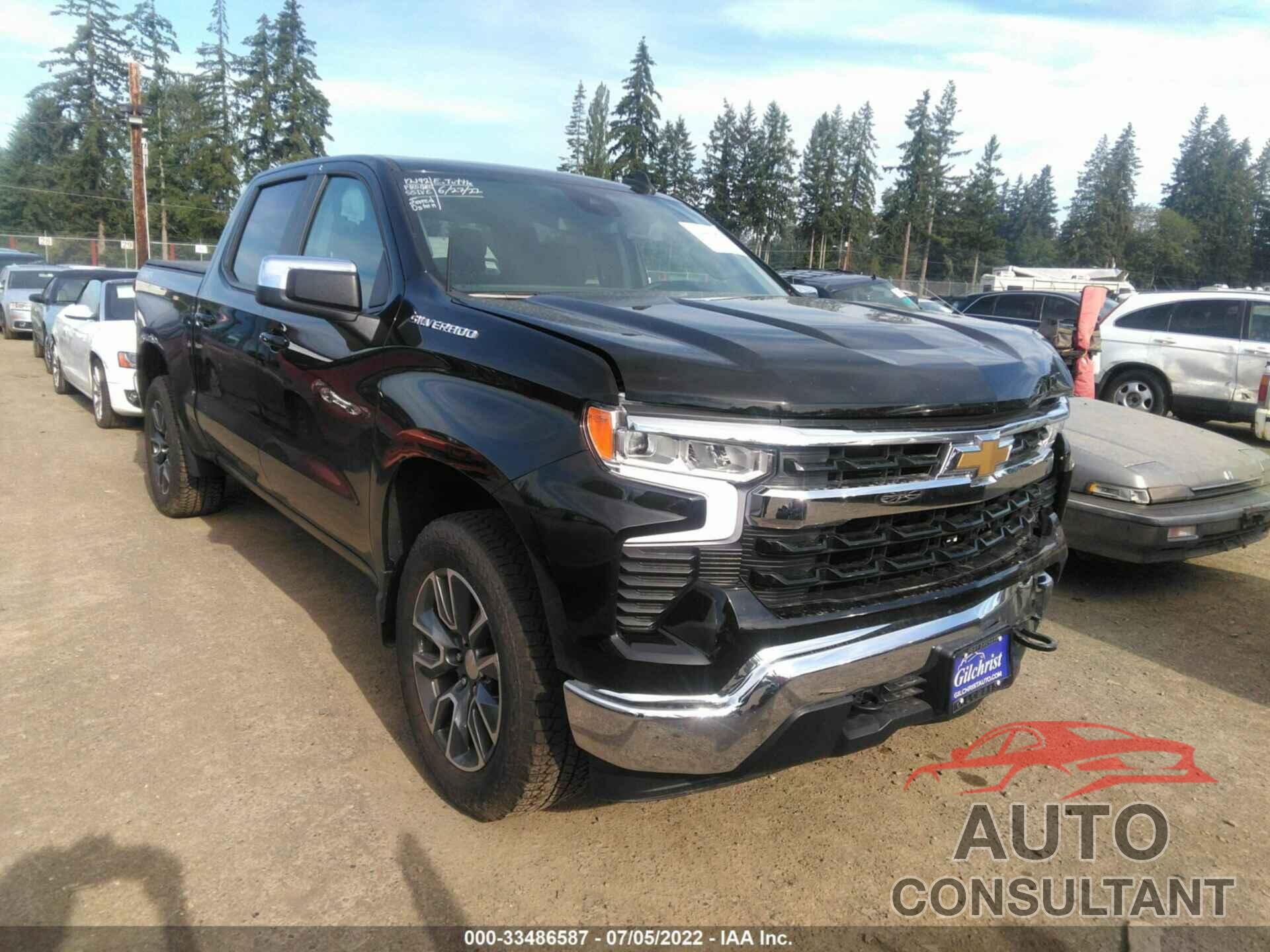 CHEVROLET SILVERADO 1500 2022 - 3GCPDKEK9NG522704