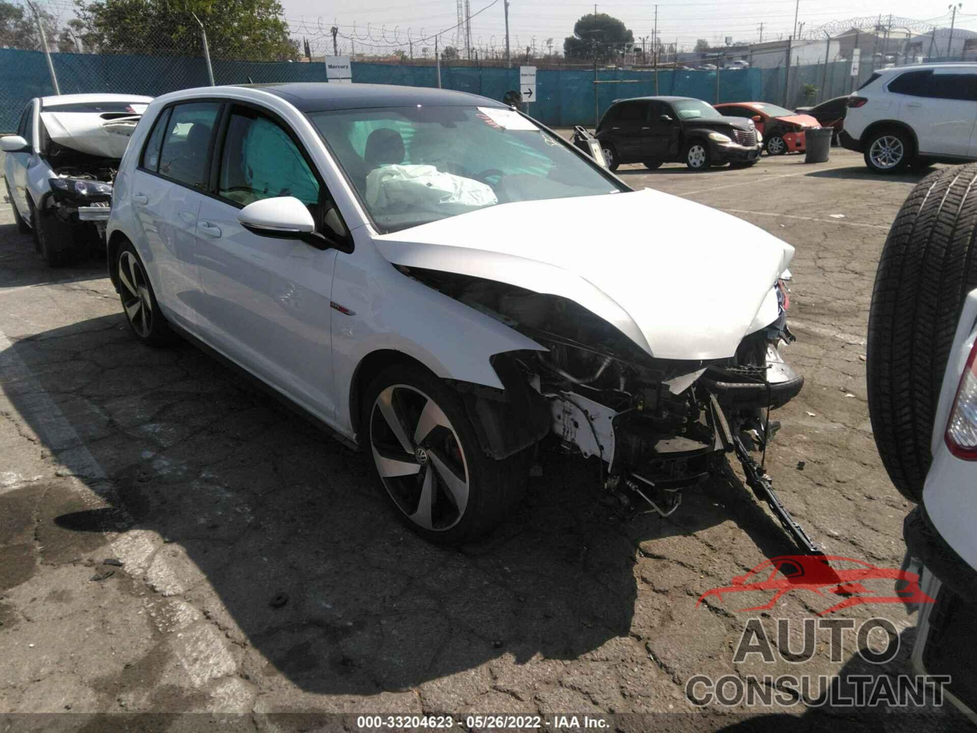 VOLKSWAGEN GOLF GTI 2019 - 3VW6T7AU6KM003896