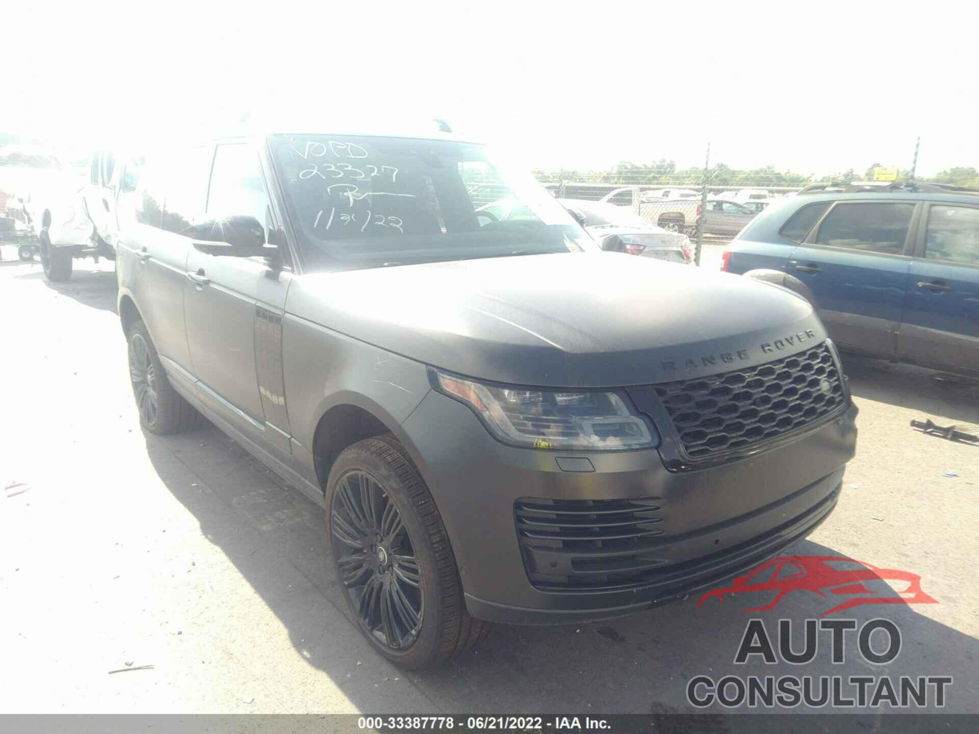 LAND ROVER RANGE ROVER 2019 - SALGS2REXKA532171