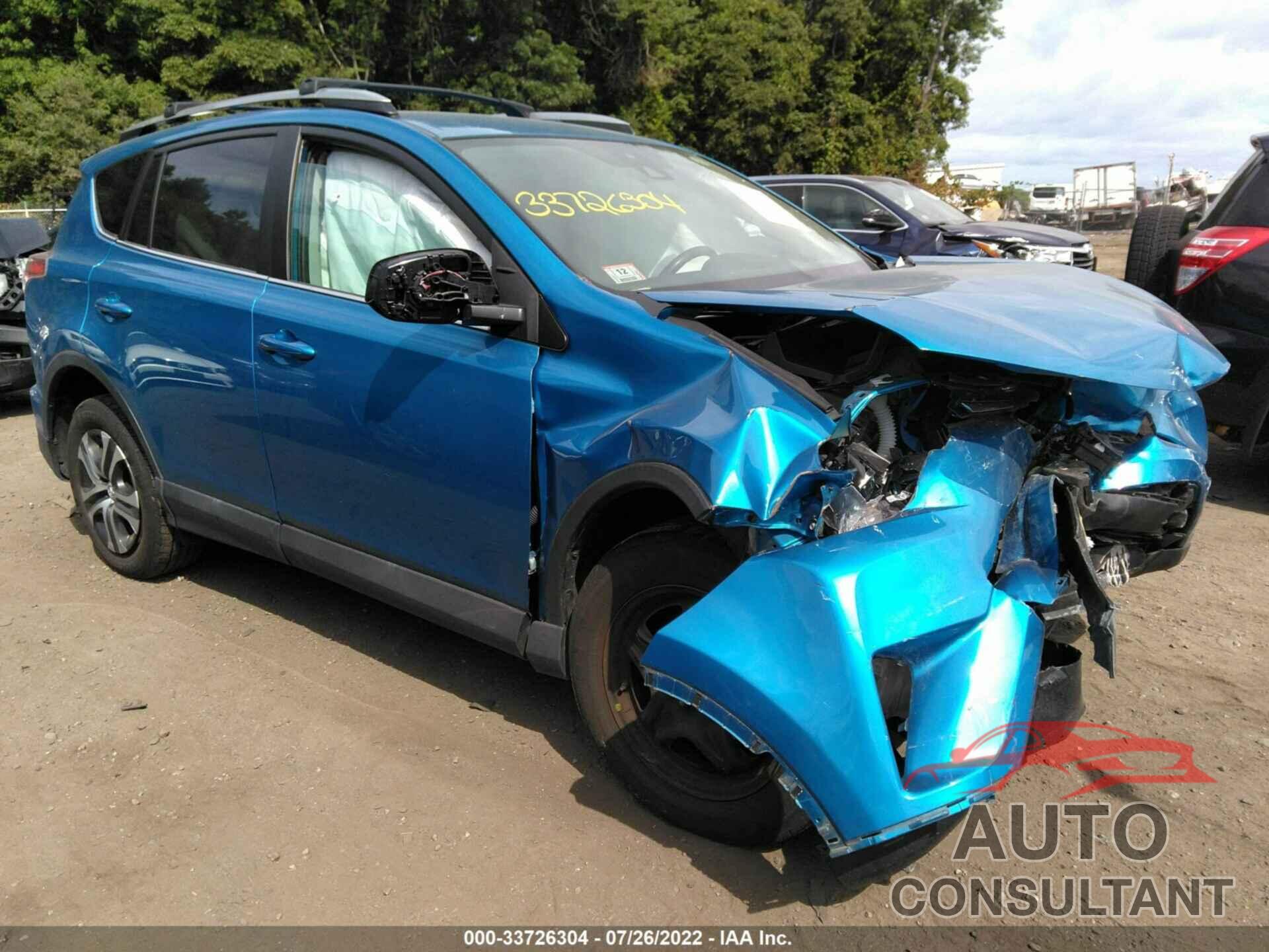 TOYOTA RAV4 2017 - 2T3BFREV1HW555305