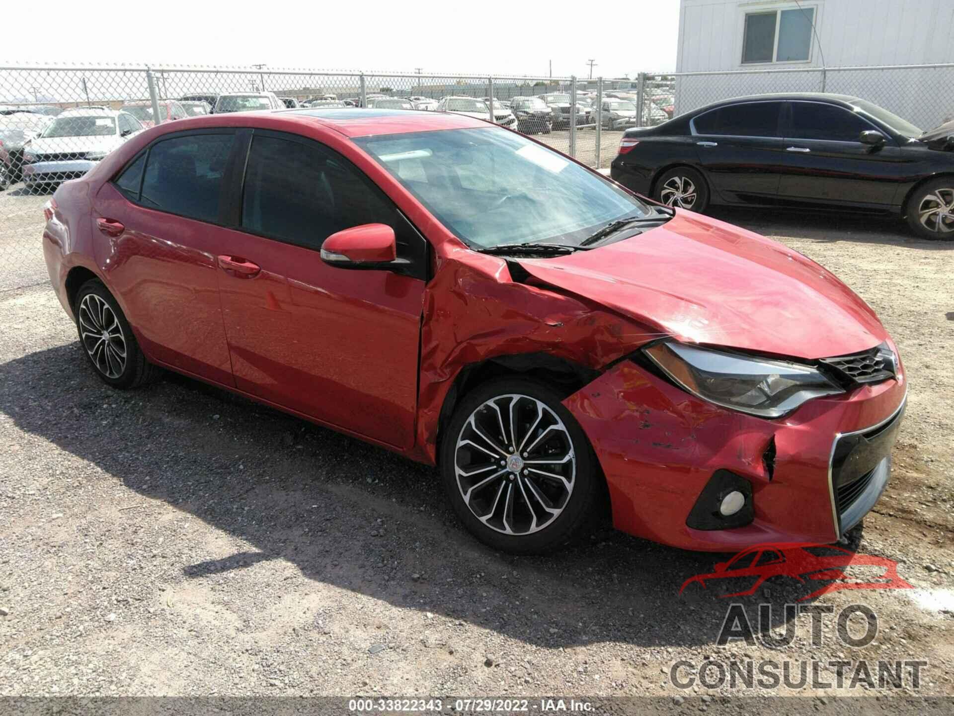 TOYOTA COROLLA 2016 - 2T1BURHE6GC553236