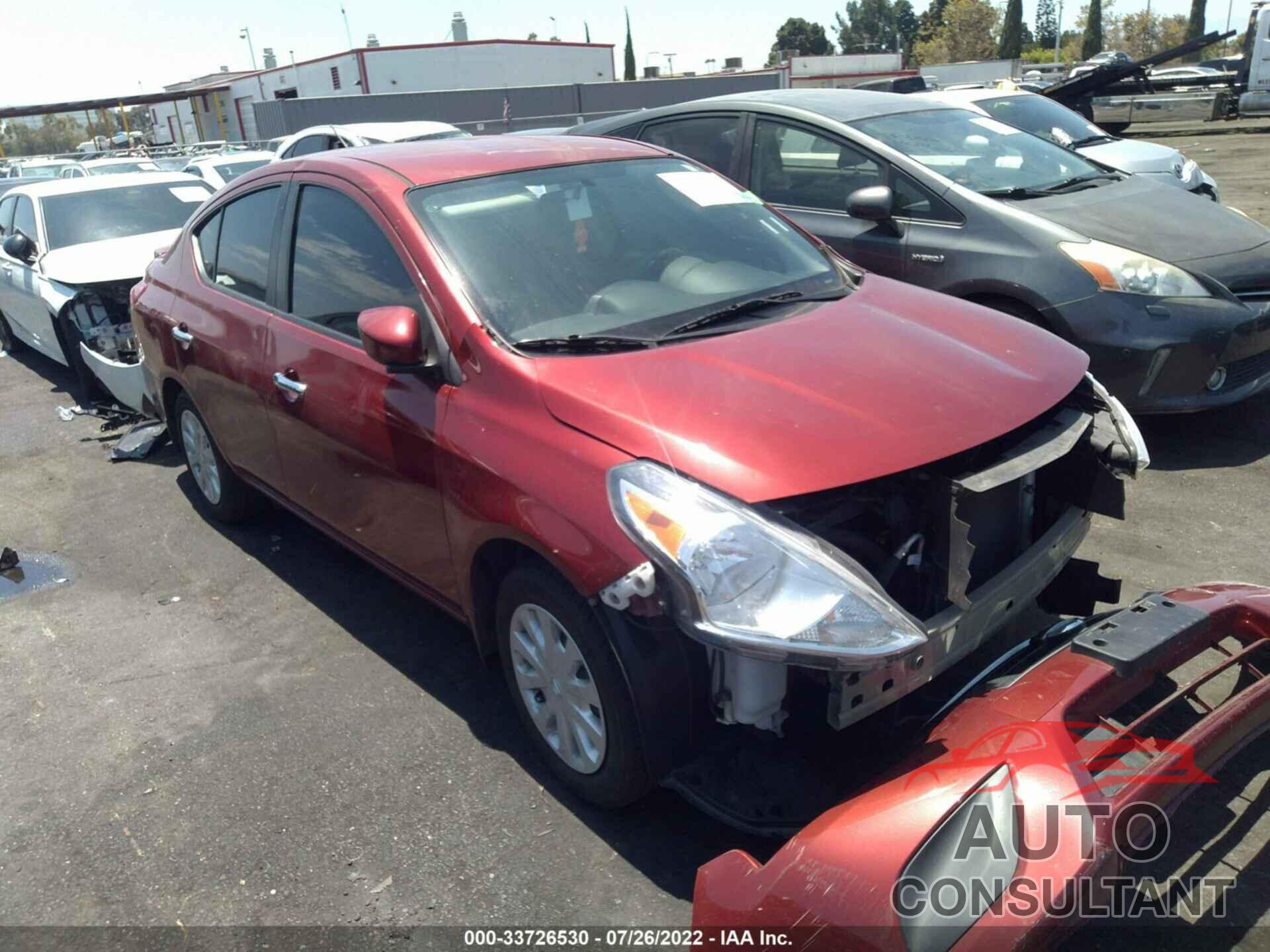 NISSAN VERSA 2016 - 3N1CN7APXGL839088