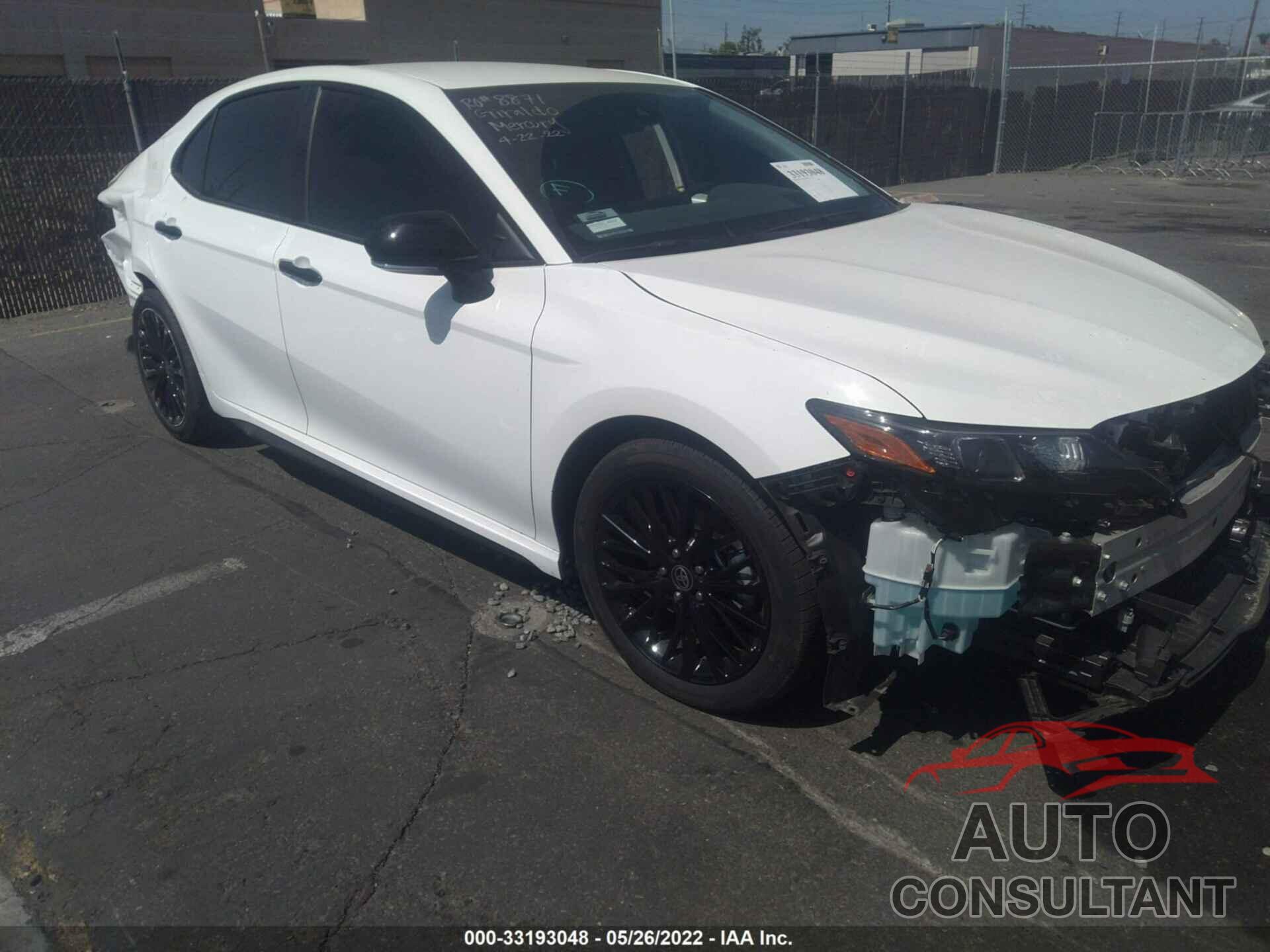 TOYOTA CAMRY 2022 - 4T1G31AK3NU033436