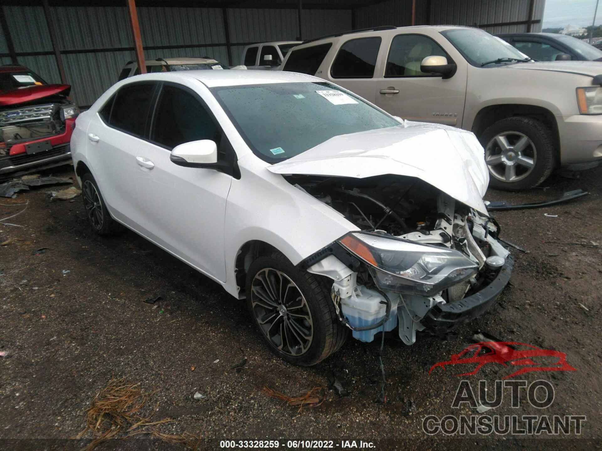 TOYOTA COROLLA 2016 - 5YFBURHE7GP380181