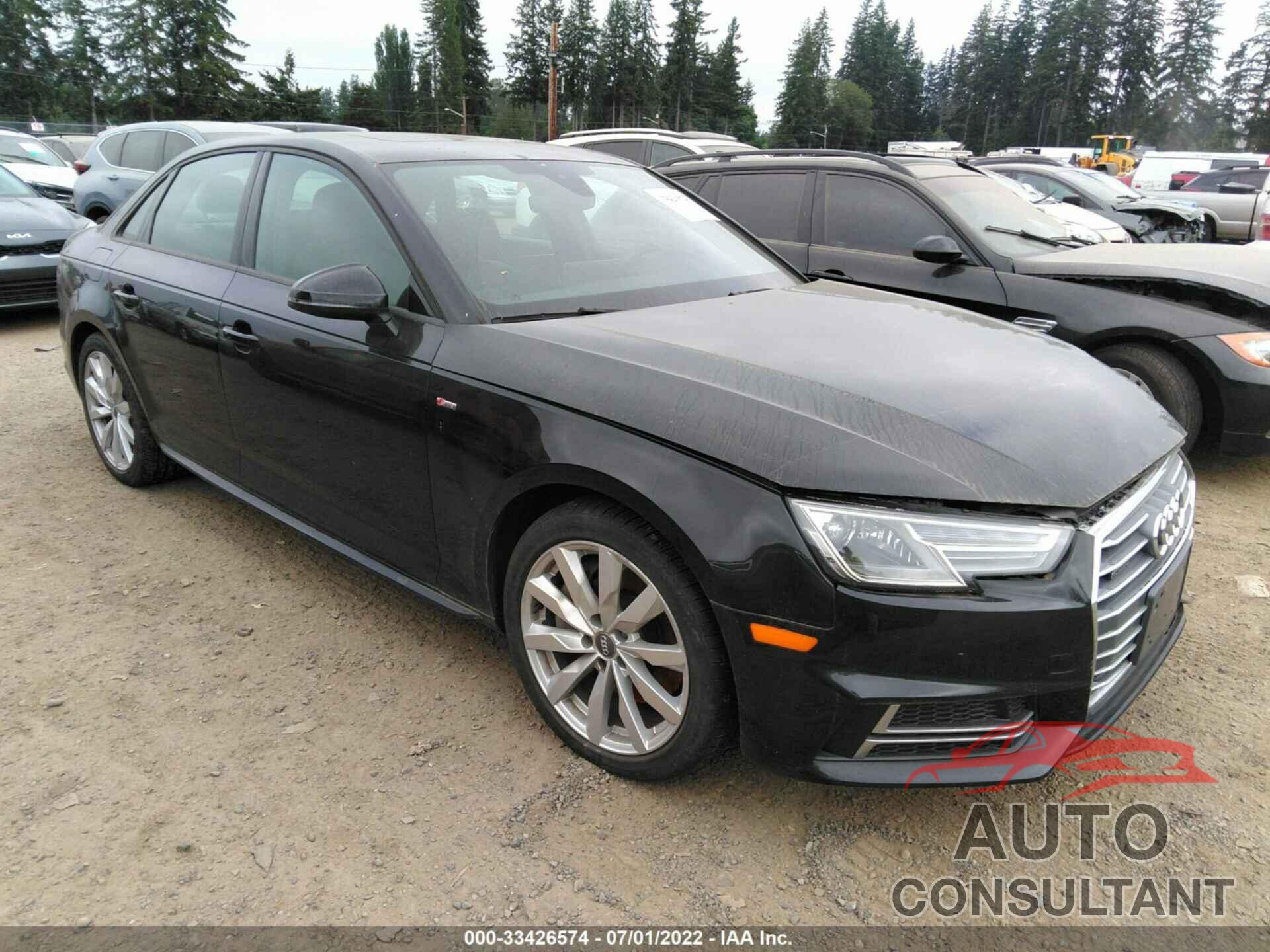 AUDI A4 2018 - WAUNNAF41JN017883