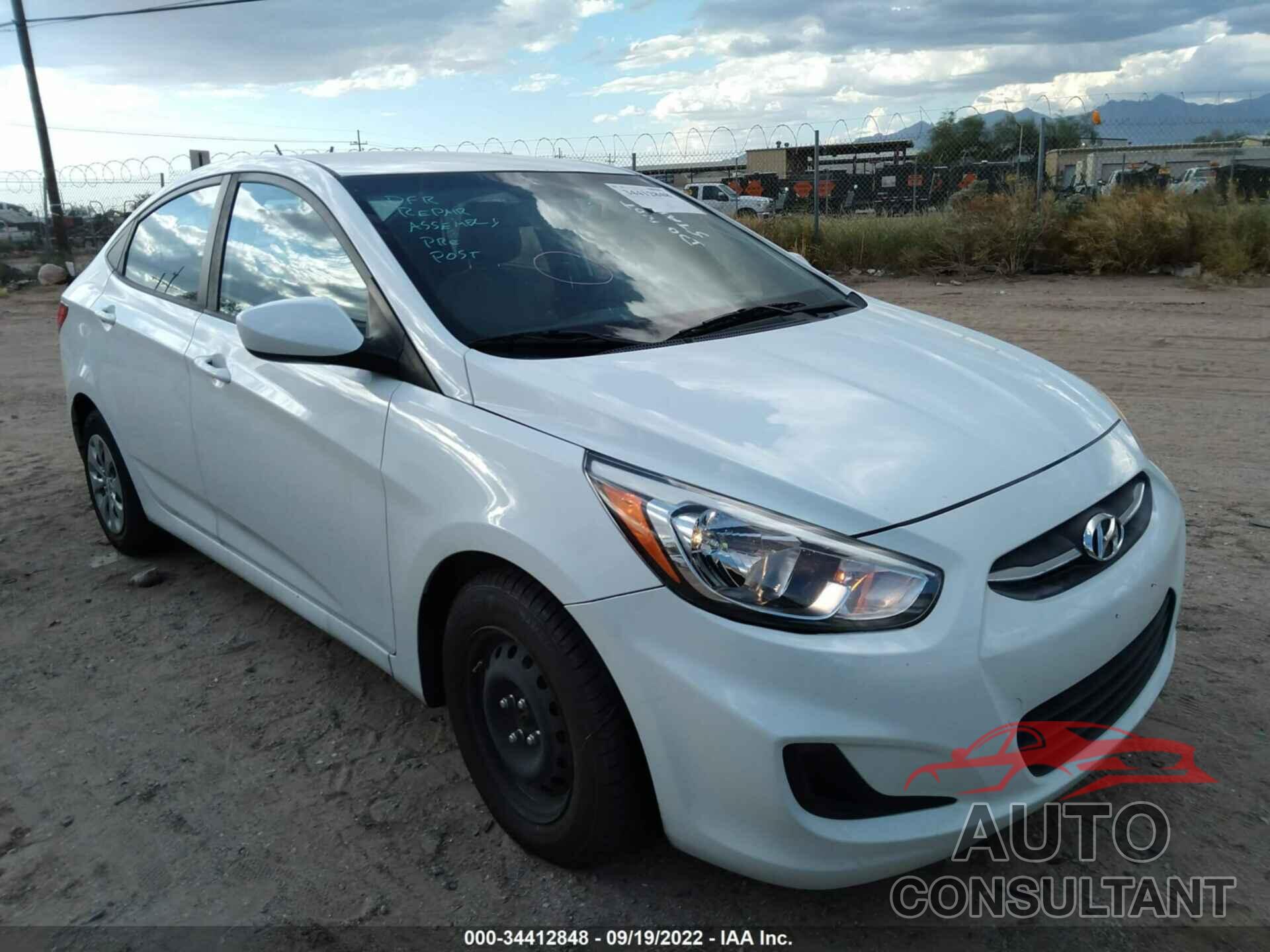 HYUNDAI ACCENT 2017 - KMHCT4AE2HU171497