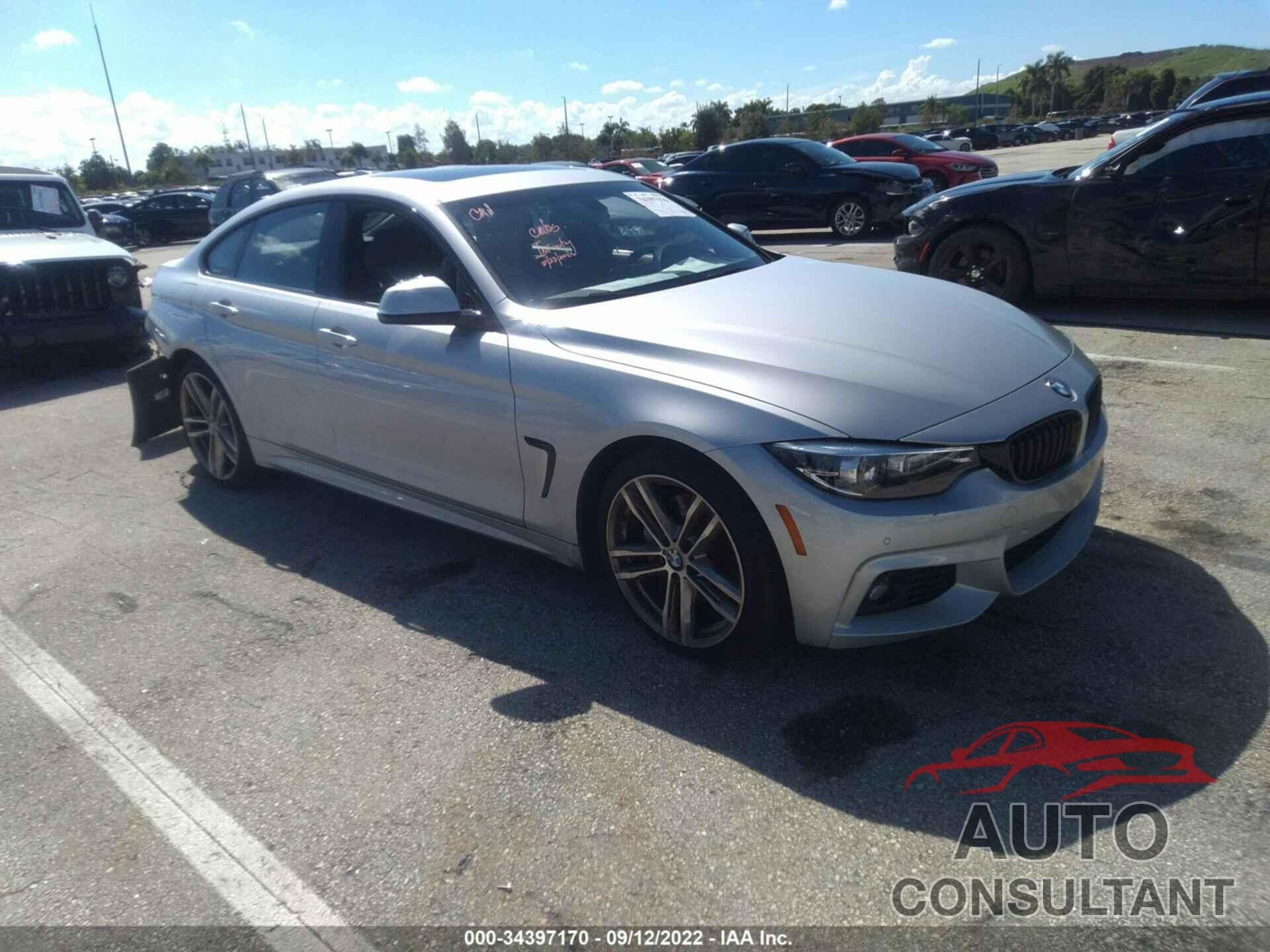 BMW 4 SERIES 2019 - WBA4J1C55KBM17064