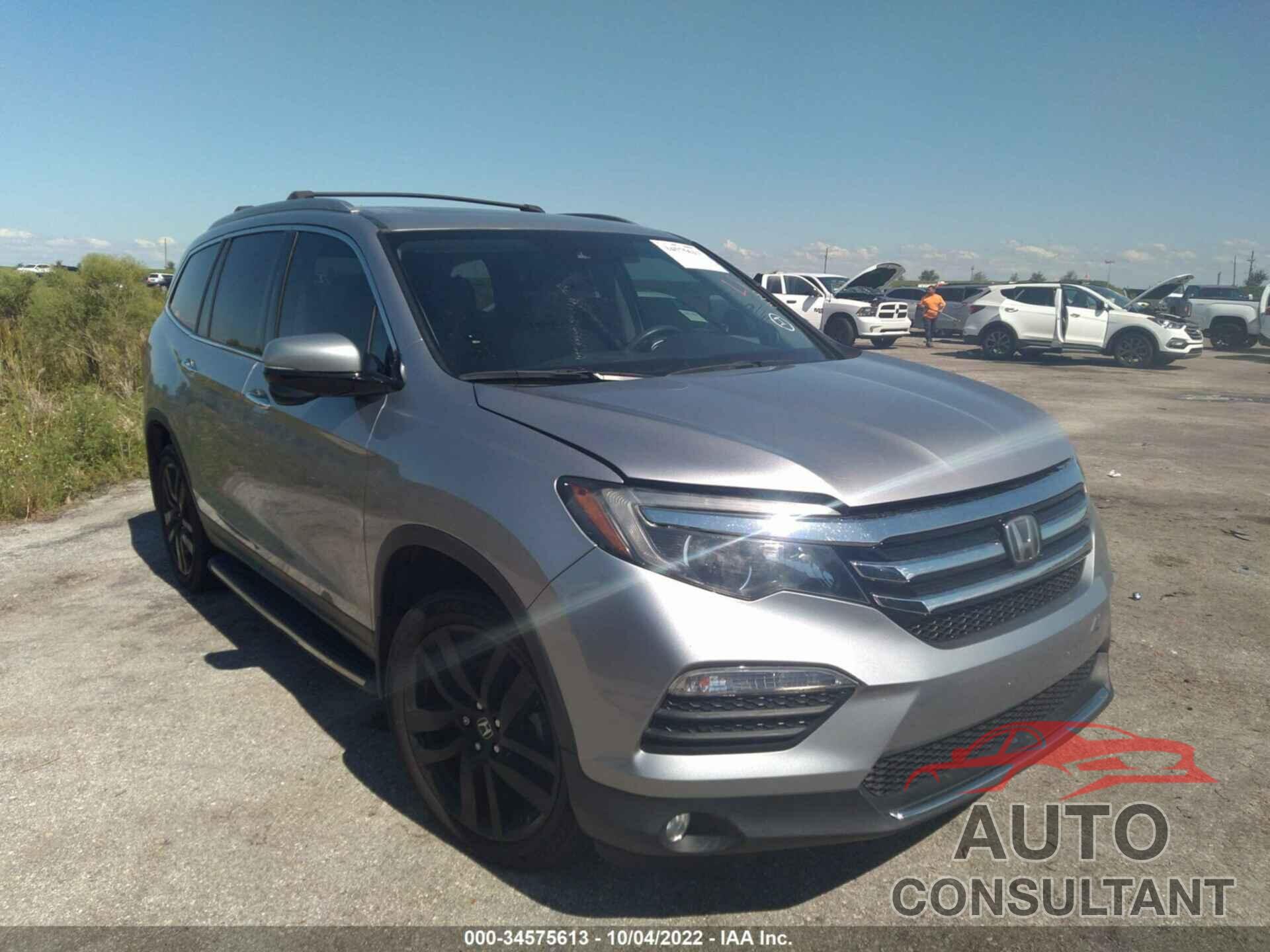 HONDA PILOT 2017 - 5FNYF6H93HB038908