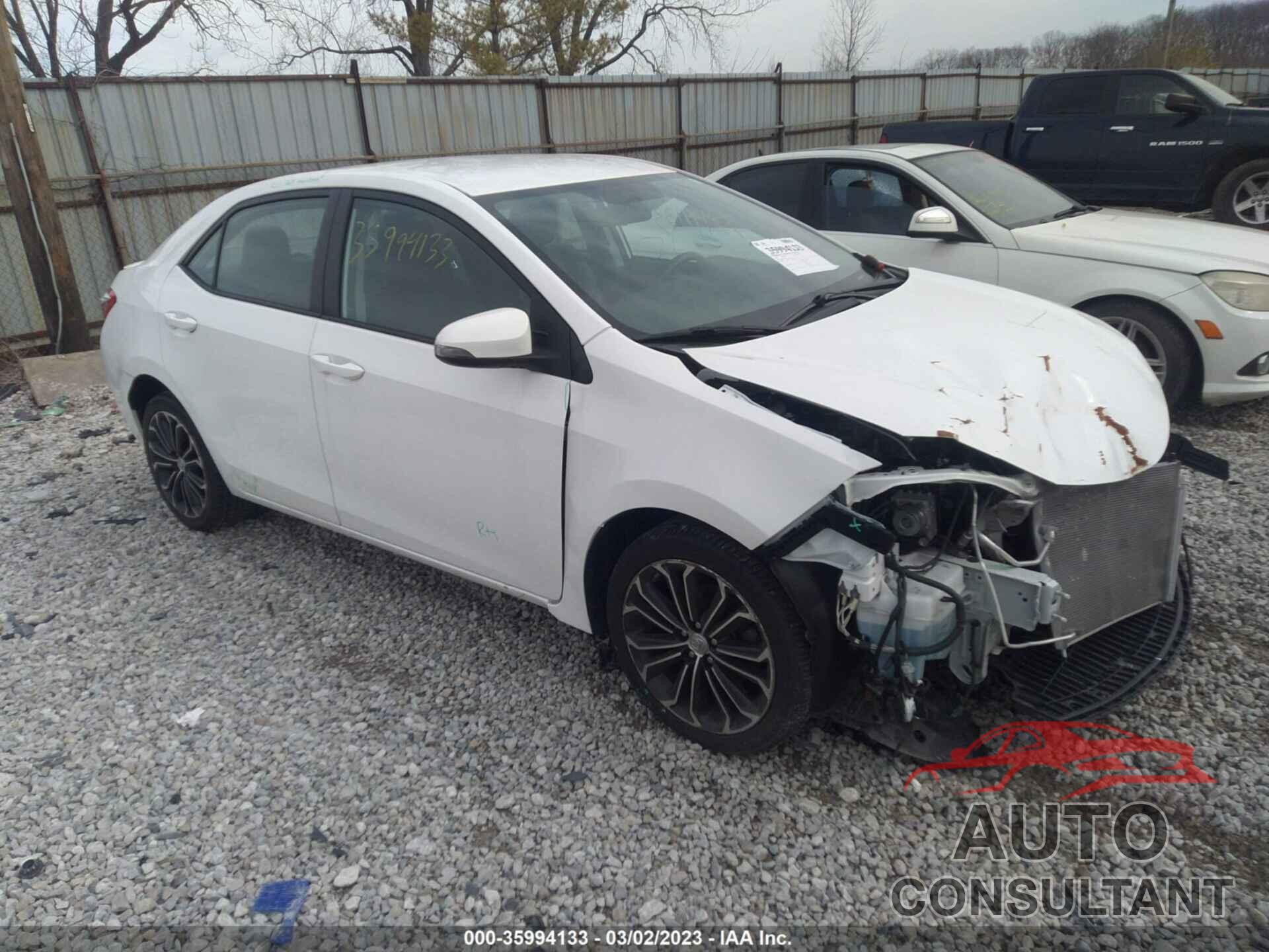 TOYOTA COROLLA 2016 - 5YFBURHE1GP534240
