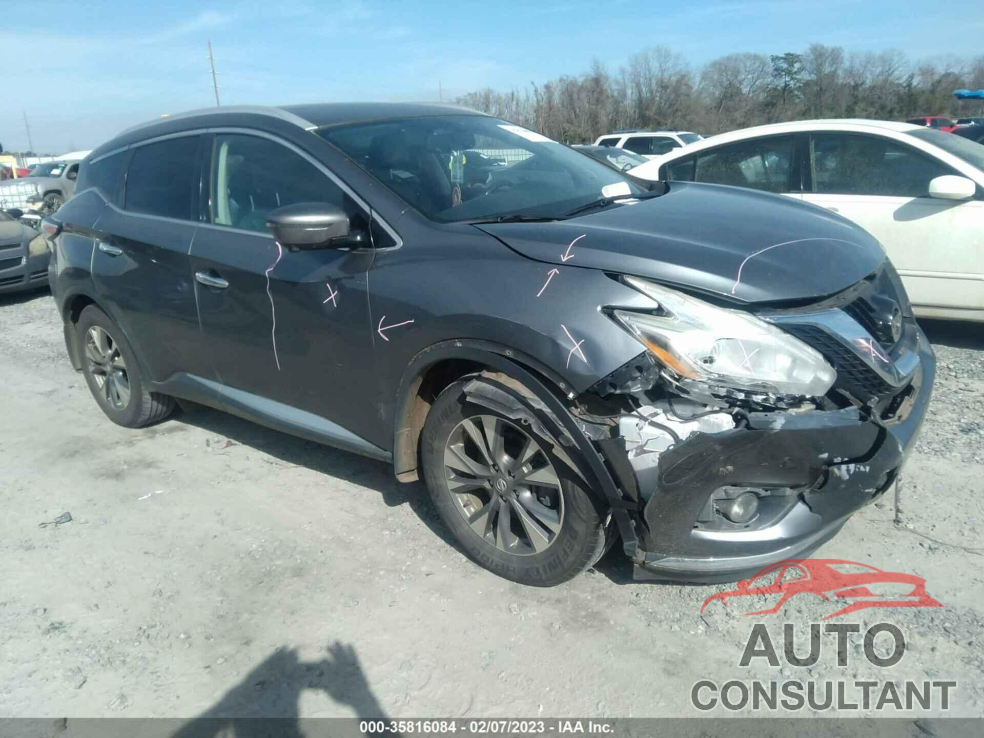 NISSAN MURANO 2017 - 5N1AZ2MG4HN113375