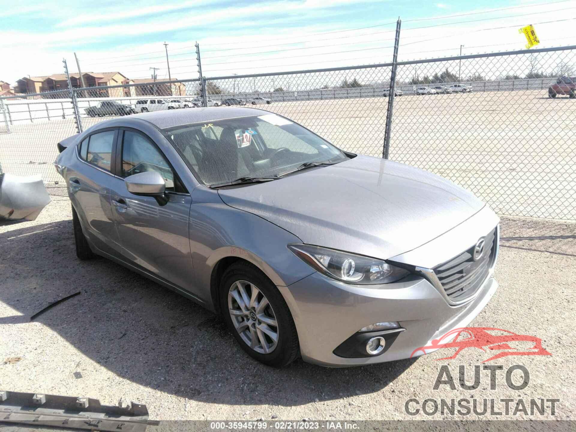 MAZDA MAZDA3 2016 - JM1BM1U74G1331470