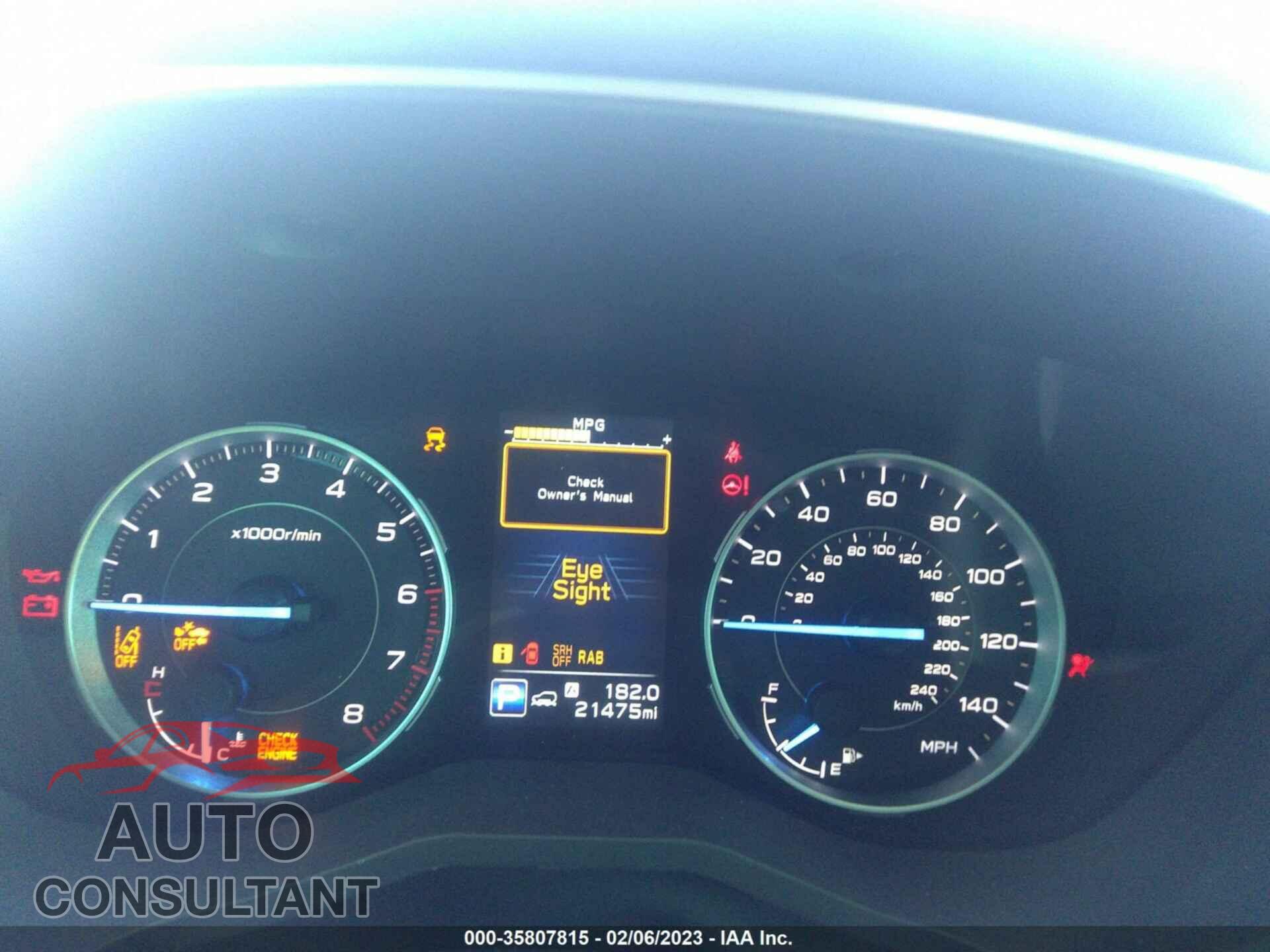 SUBARU ASCENT 2020 - 4S4WMAPD3L3435574