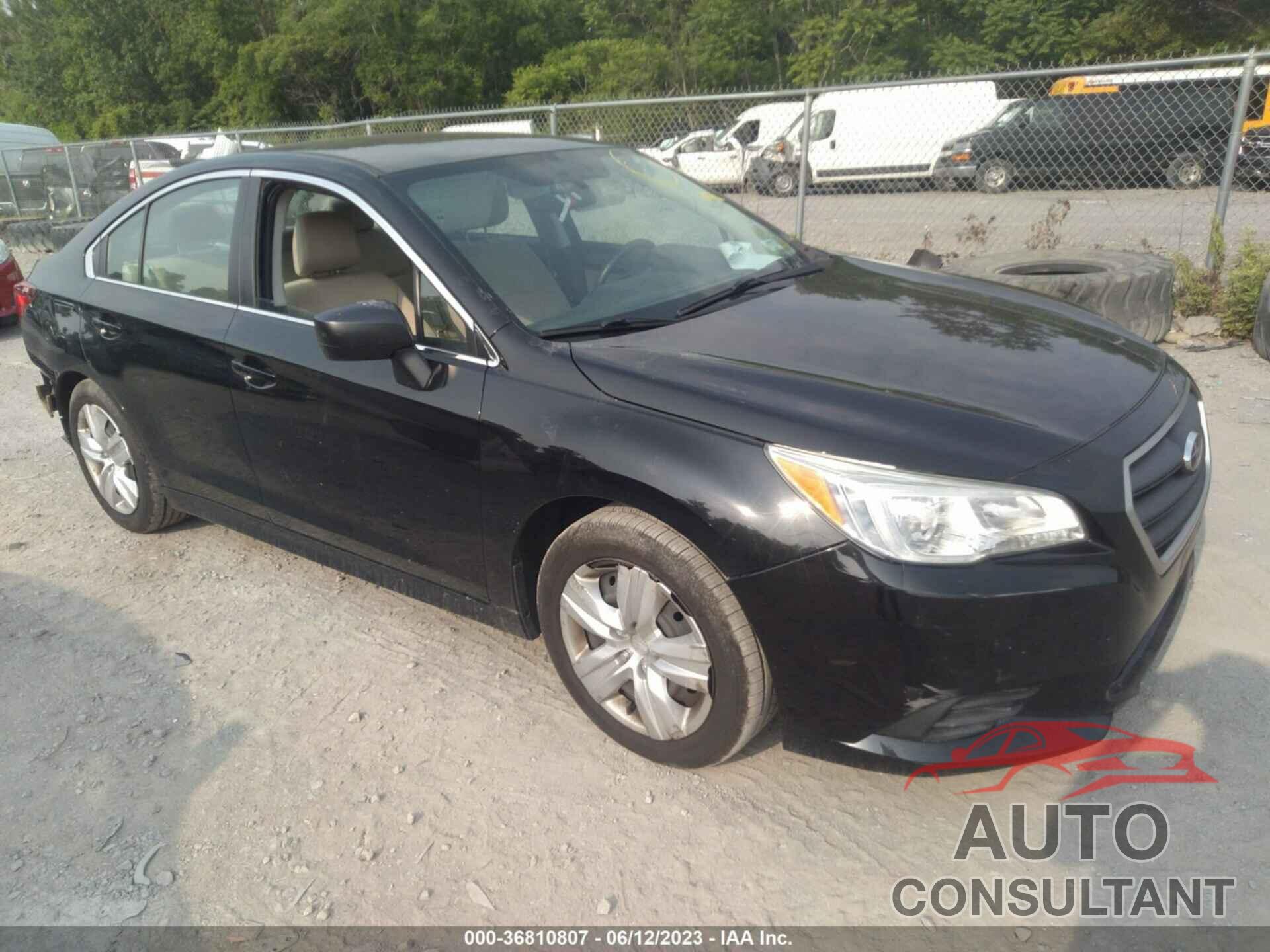 SUBARU LEGACY 2016 - 4S3BNAA68G3029628