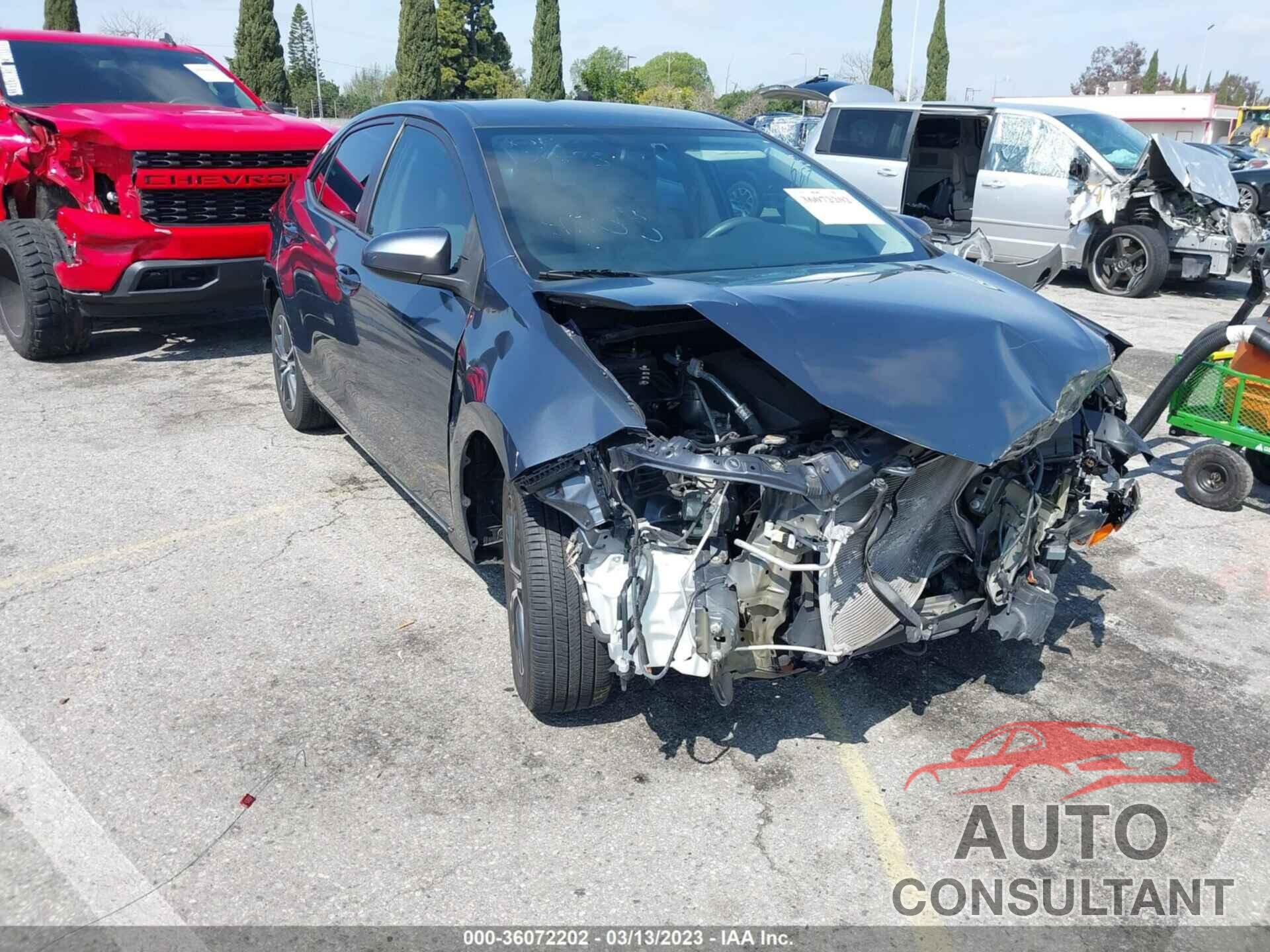 TOYOTA COROLLA 2016 - 5YFBURHE9GP484803