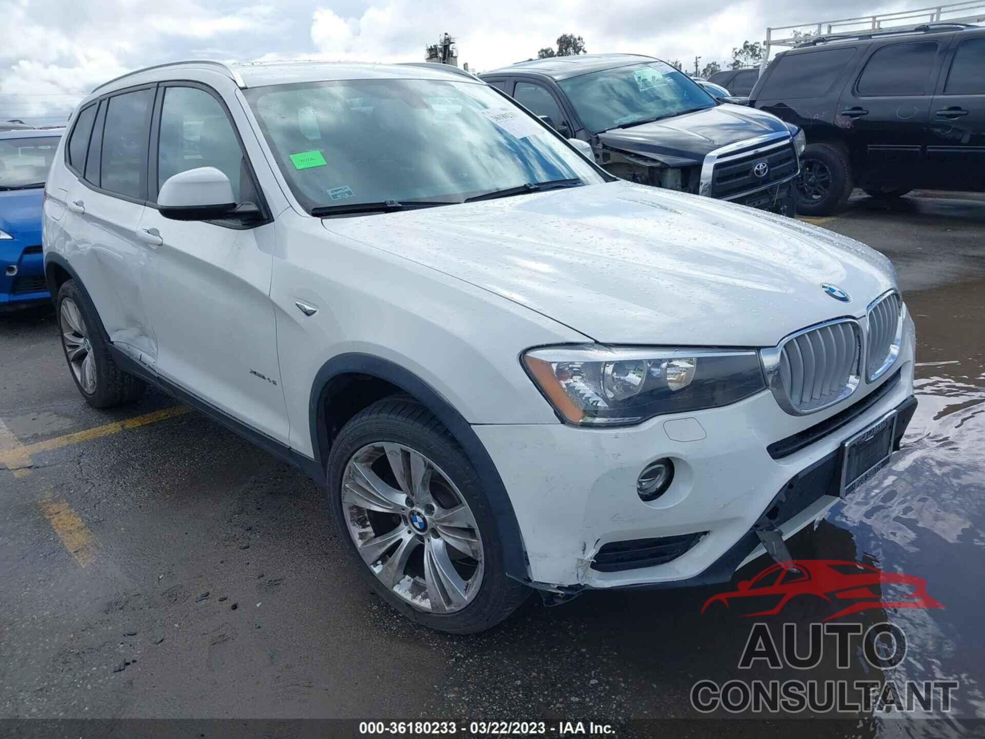 BMW X3 2016 - 5UXWX9C53G0D86345