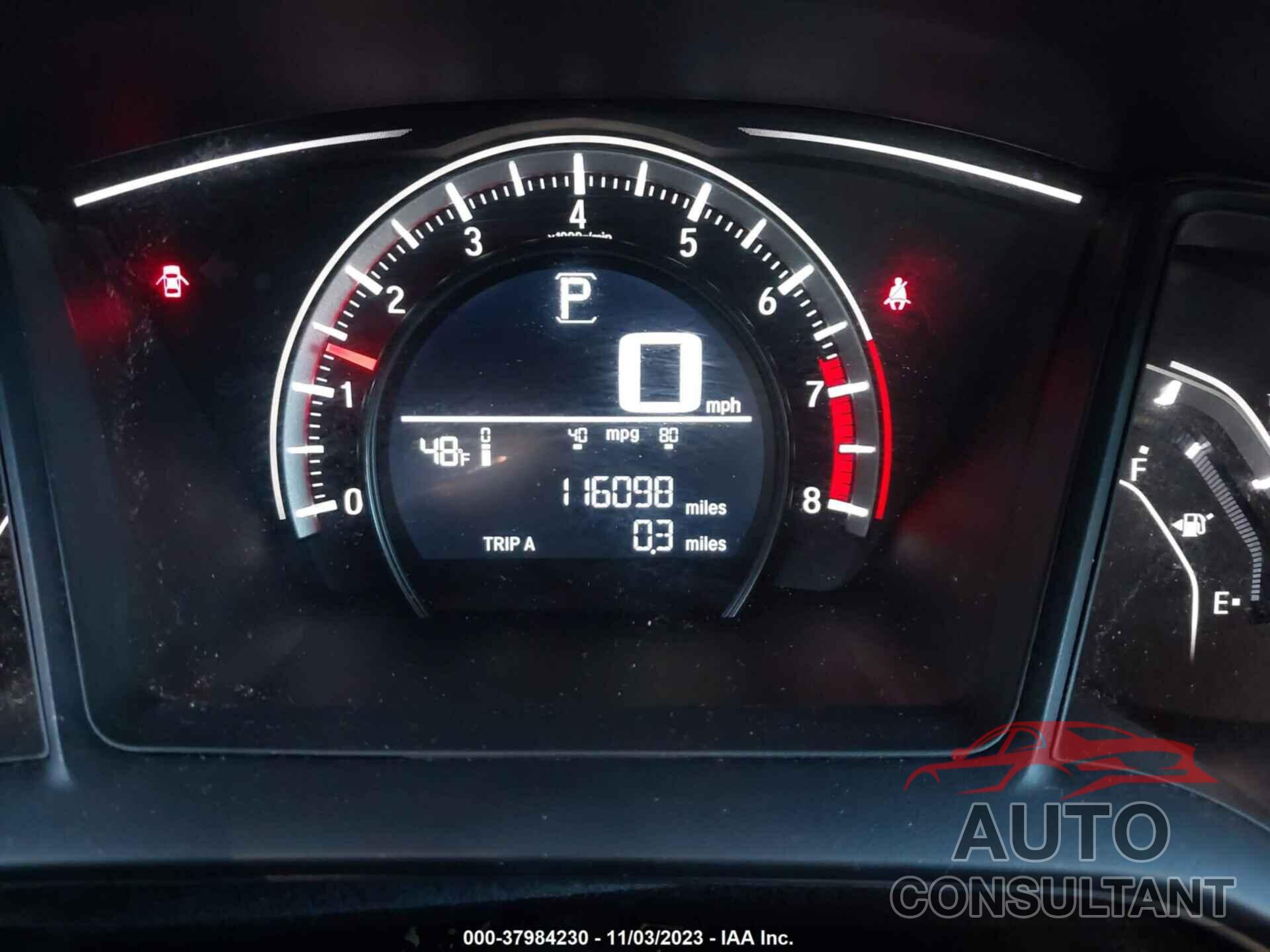 HONDA CIVIC 2016 - 19XFC2F56GE018276