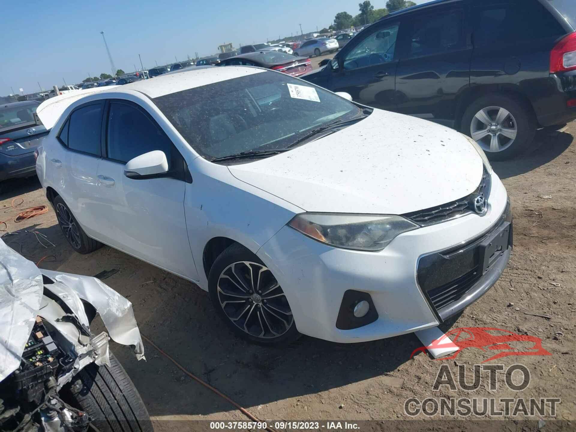 TOYOTA COROLLA 2016 - 5YFBURHE3GP430381