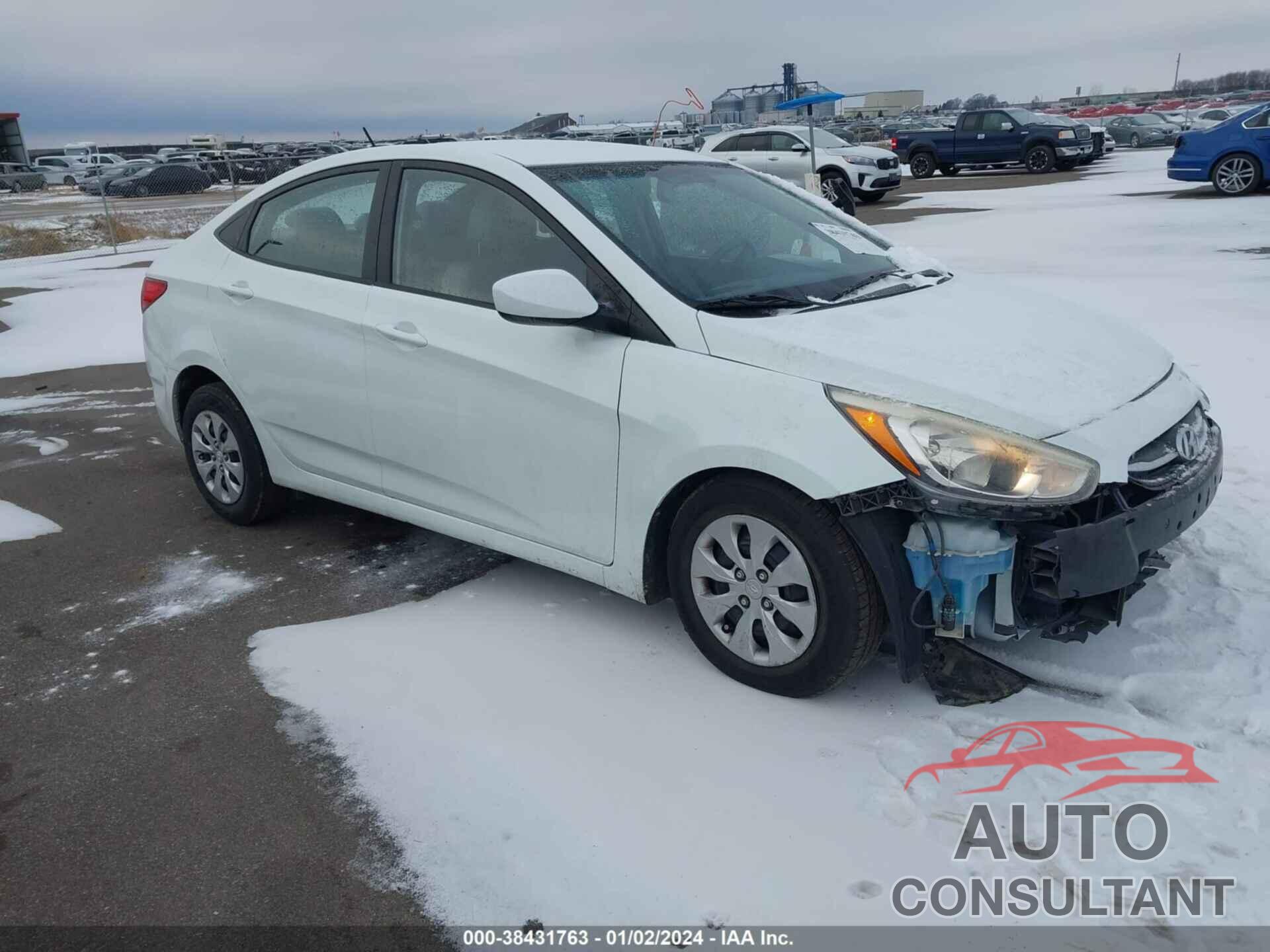 HYUNDAI ACCENT 2016 - KMHCT4AEXGU011611