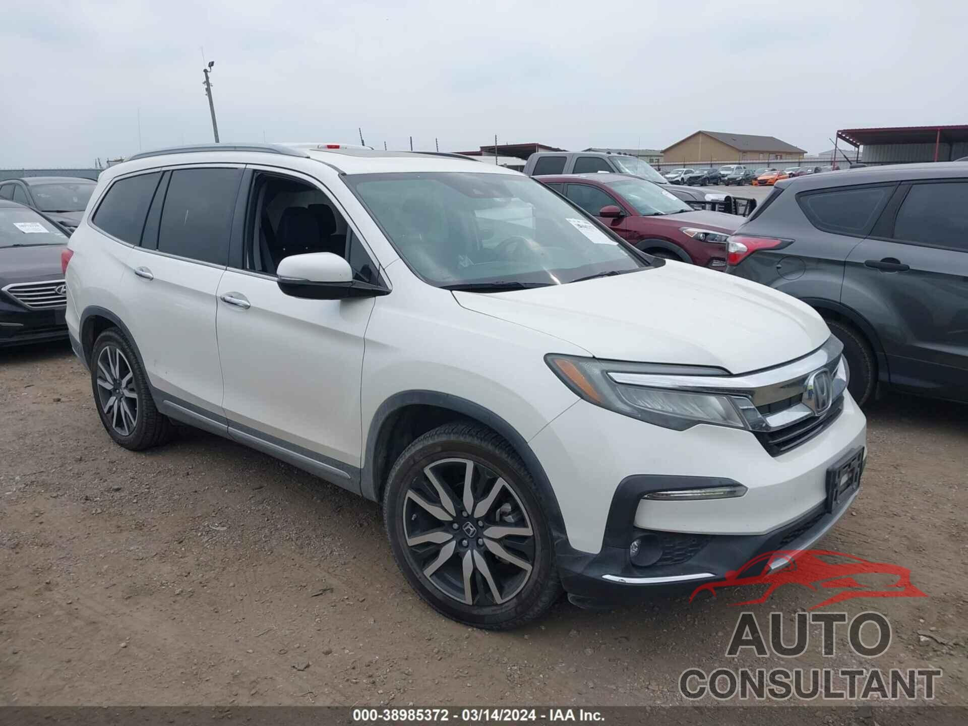 HONDA PILOT 2019 - 5FNYF6H98KB084371