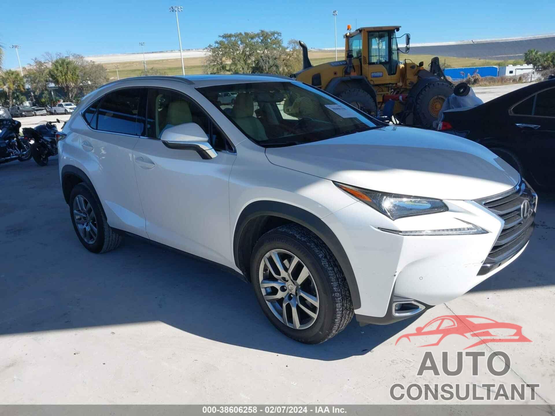 LEXUS NX 200T 2016 - JTJYARBZ0G2031096