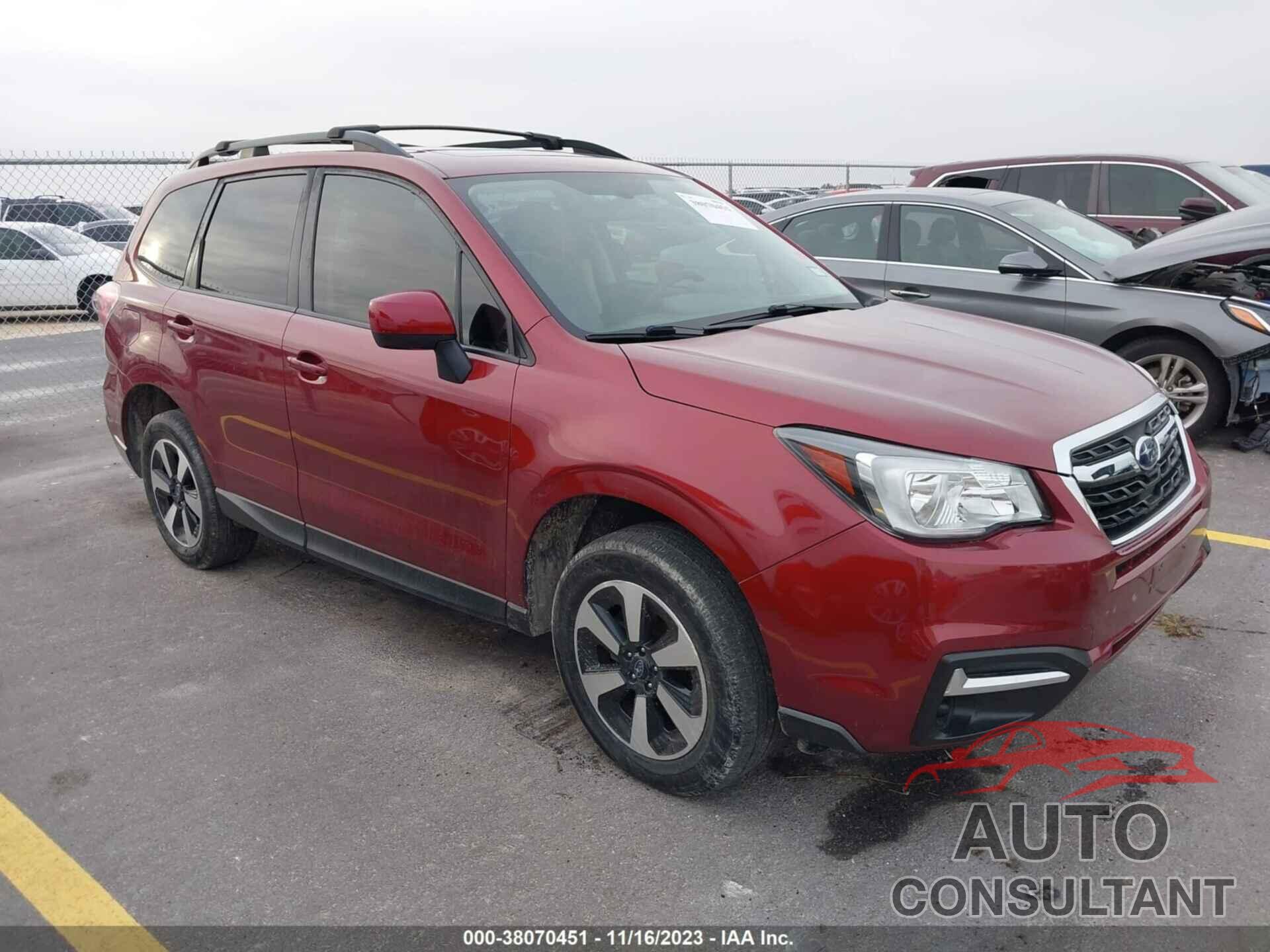 SUBARU FORESTER 2017 - JF2SJAEC7HH583860