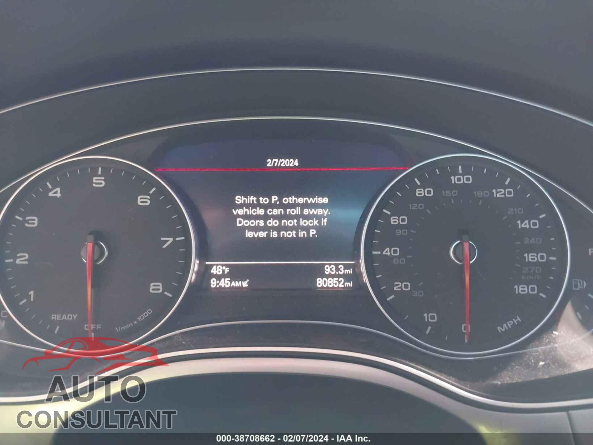 AUDI A6 2017 - WAUF8AFC7HN091435