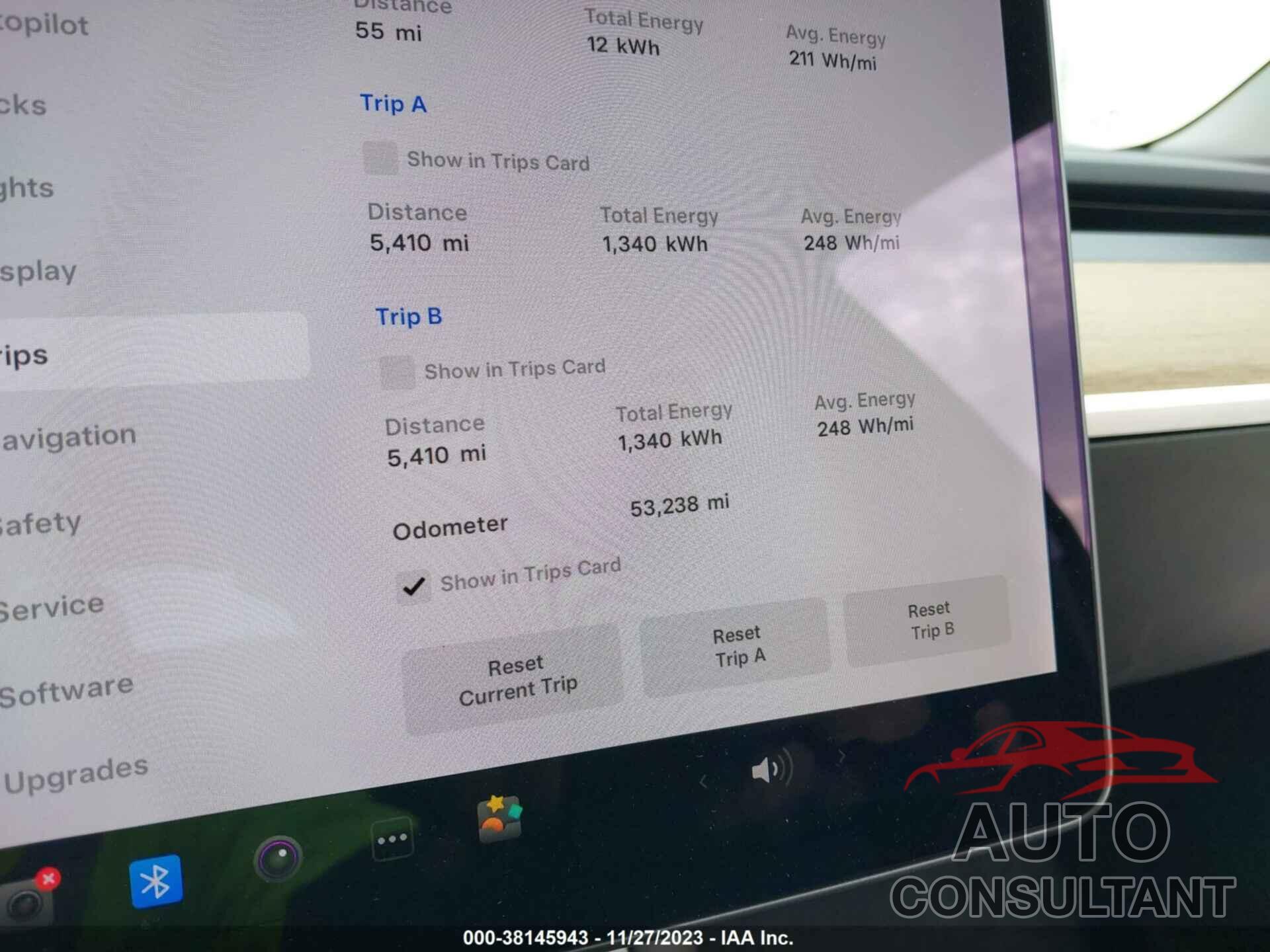 TESLA MODEL 3 2019 - 5YJ3E1EA2KF402435