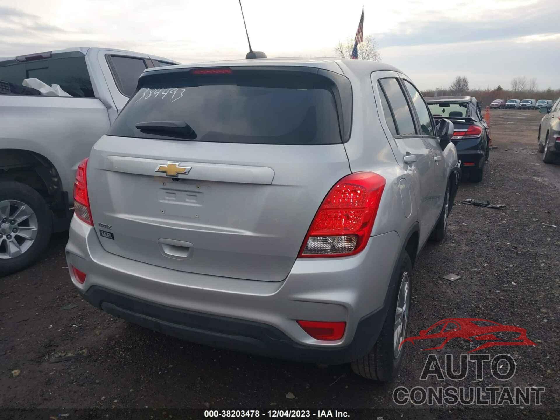 CHEVROLET TRAX 2019 - 3GNCJKSB2KL384493