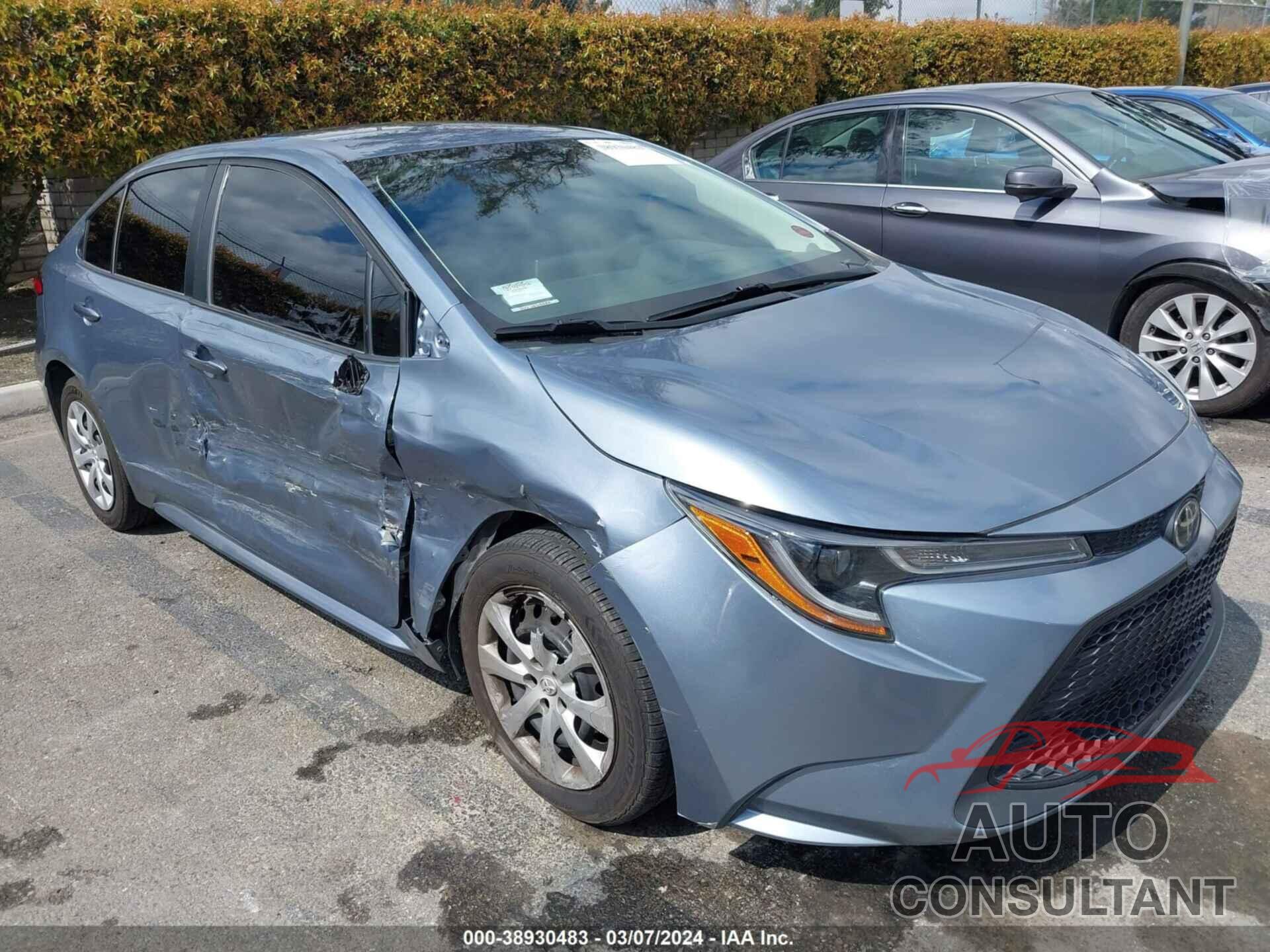 TOYOTA COROLLA 2020 - 5YFEPRAE5LP096105