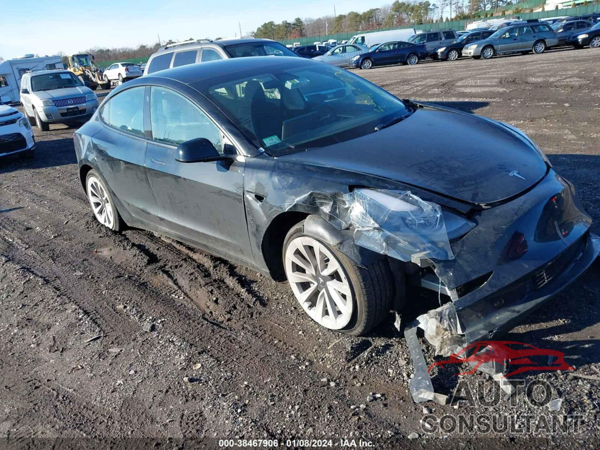 TESLA MODEL 3 2022 - 5YJ3E1EA8NF371695