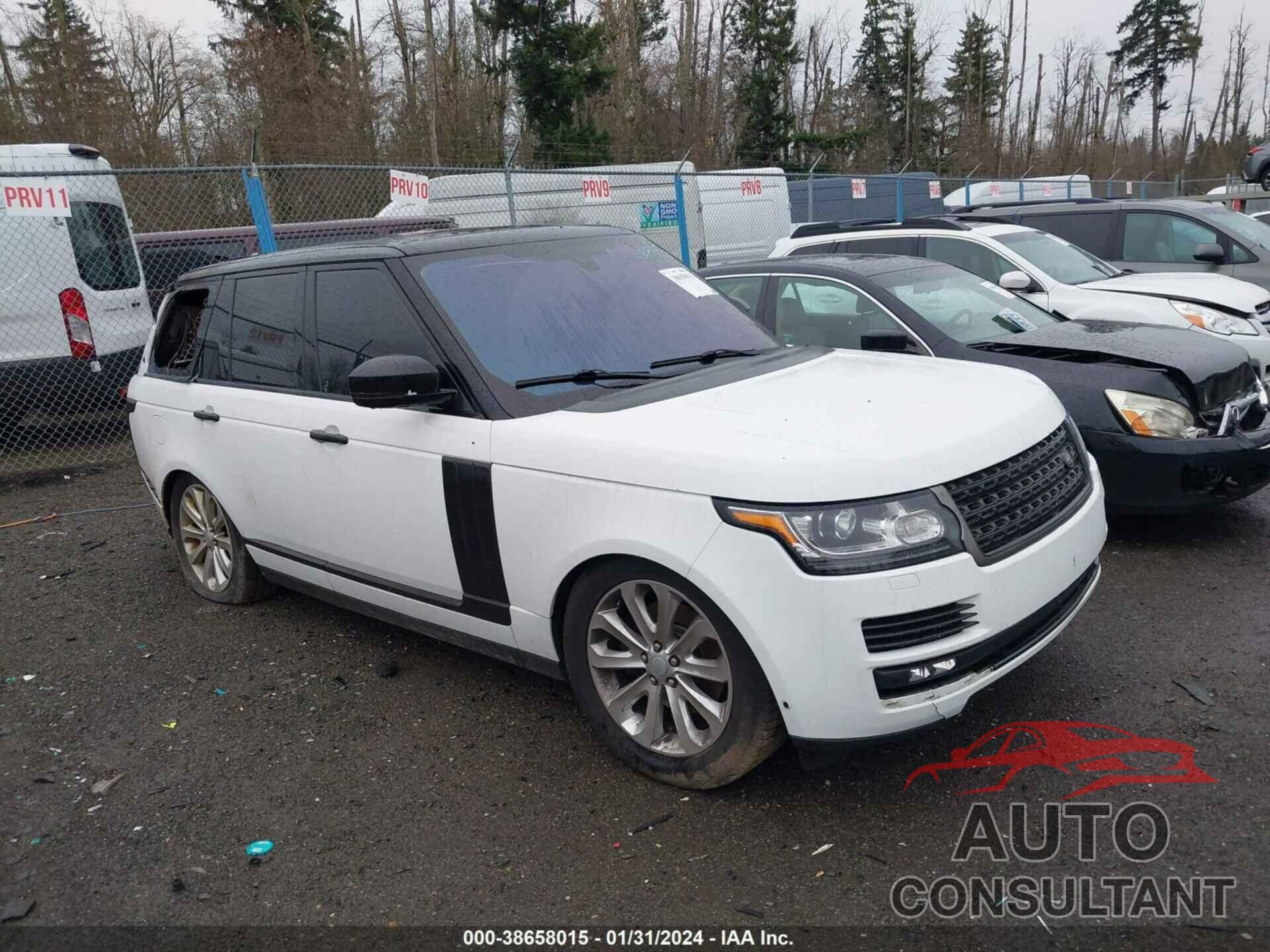 LAND ROVER RANGE ROVER 2016 - SALGS2KF9GA258374