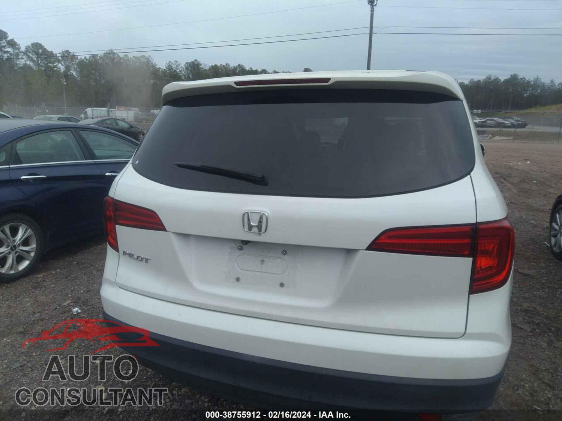HONDA PILOT 2018 - 5FNYF5H87JB013193
