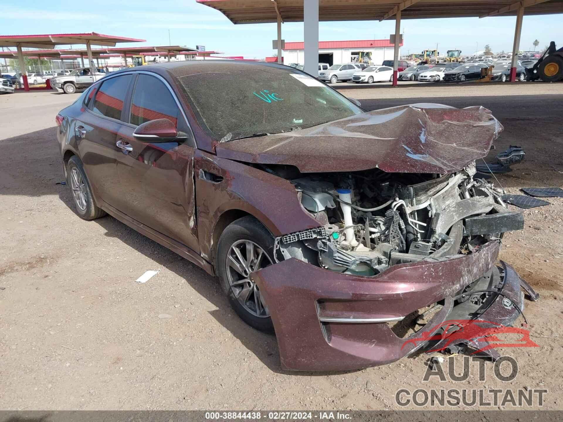 KIA OPTIMA 2018 - 5XXGT4L39JG180257