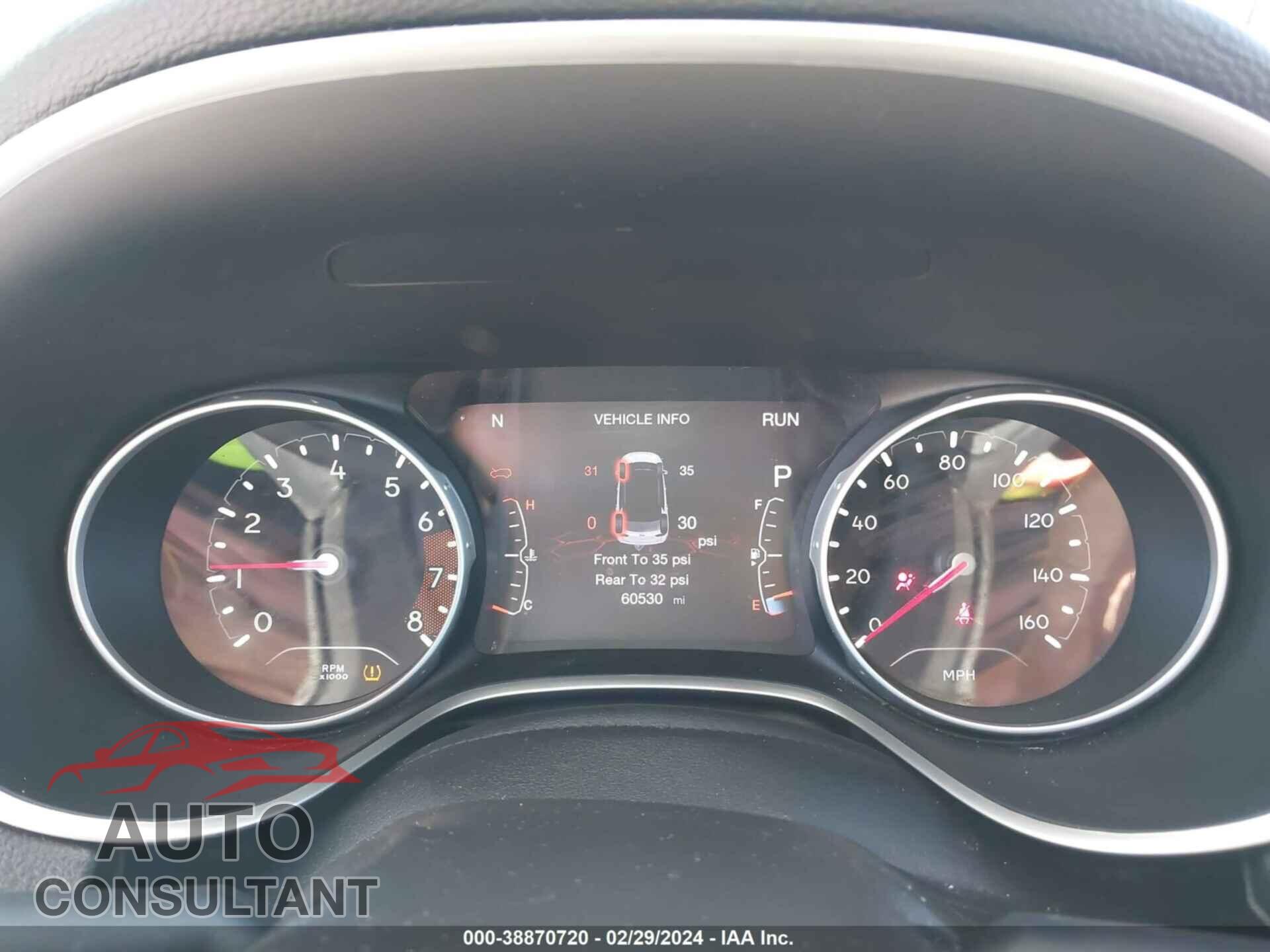 JEEP COMPASS 2018 - 3C4NJDBB2JT103465