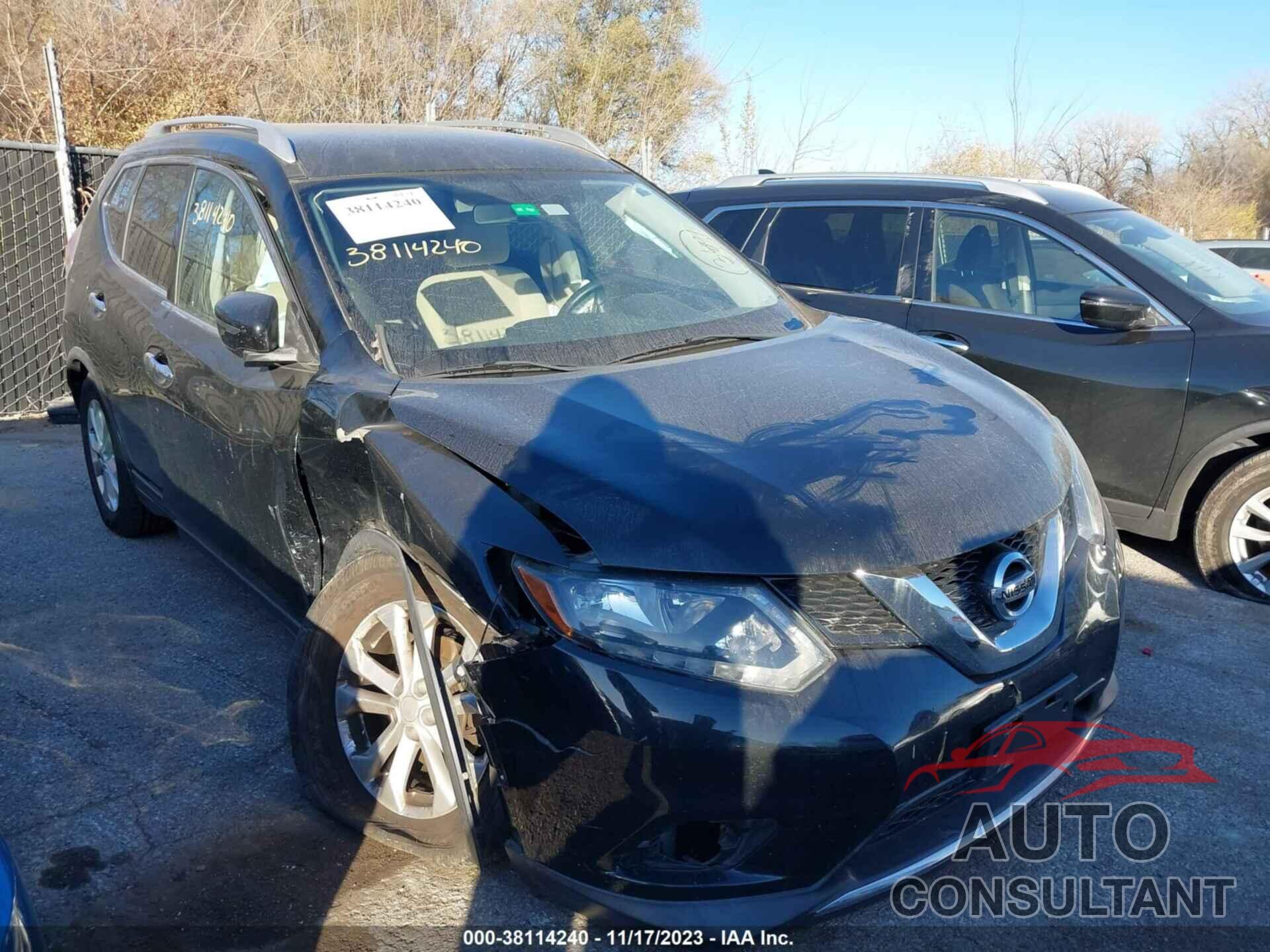 NISSAN ROGUE 2016 - KNMAT2MV4GP691192