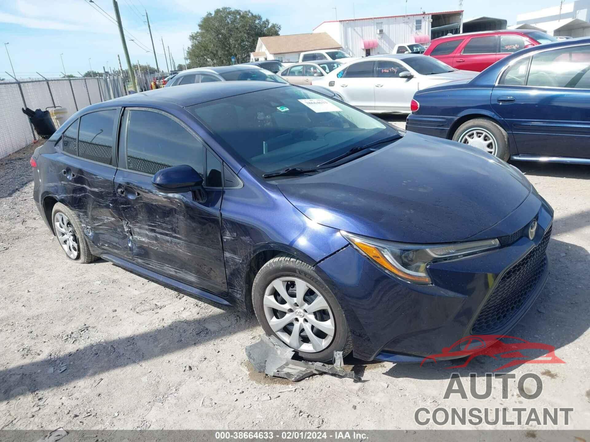 TOYOTA COROLLA 2020 - 5YFEPRAE6LP047687