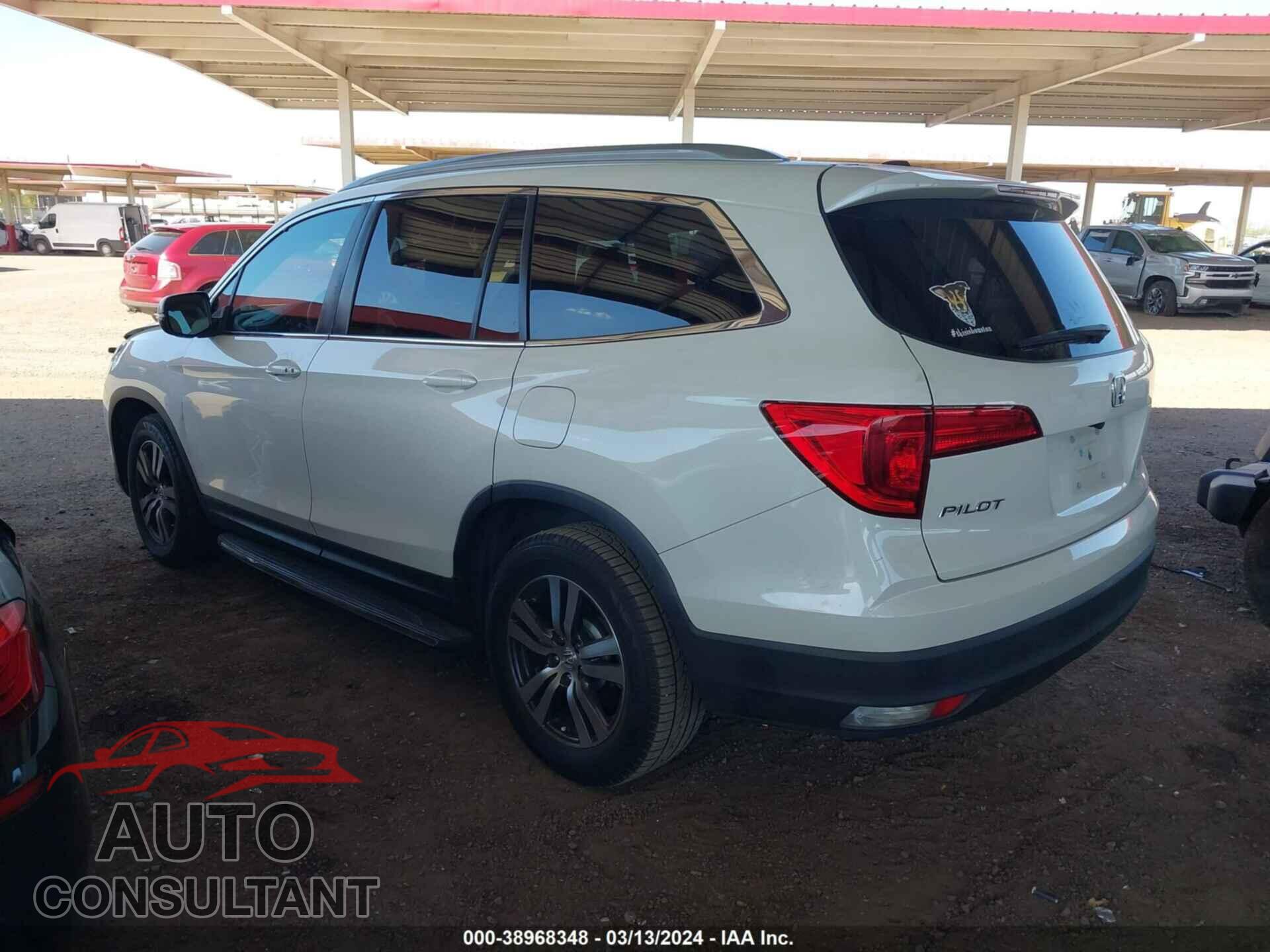 HONDA PILOT 2017 - 5FNYF5H76HB013624